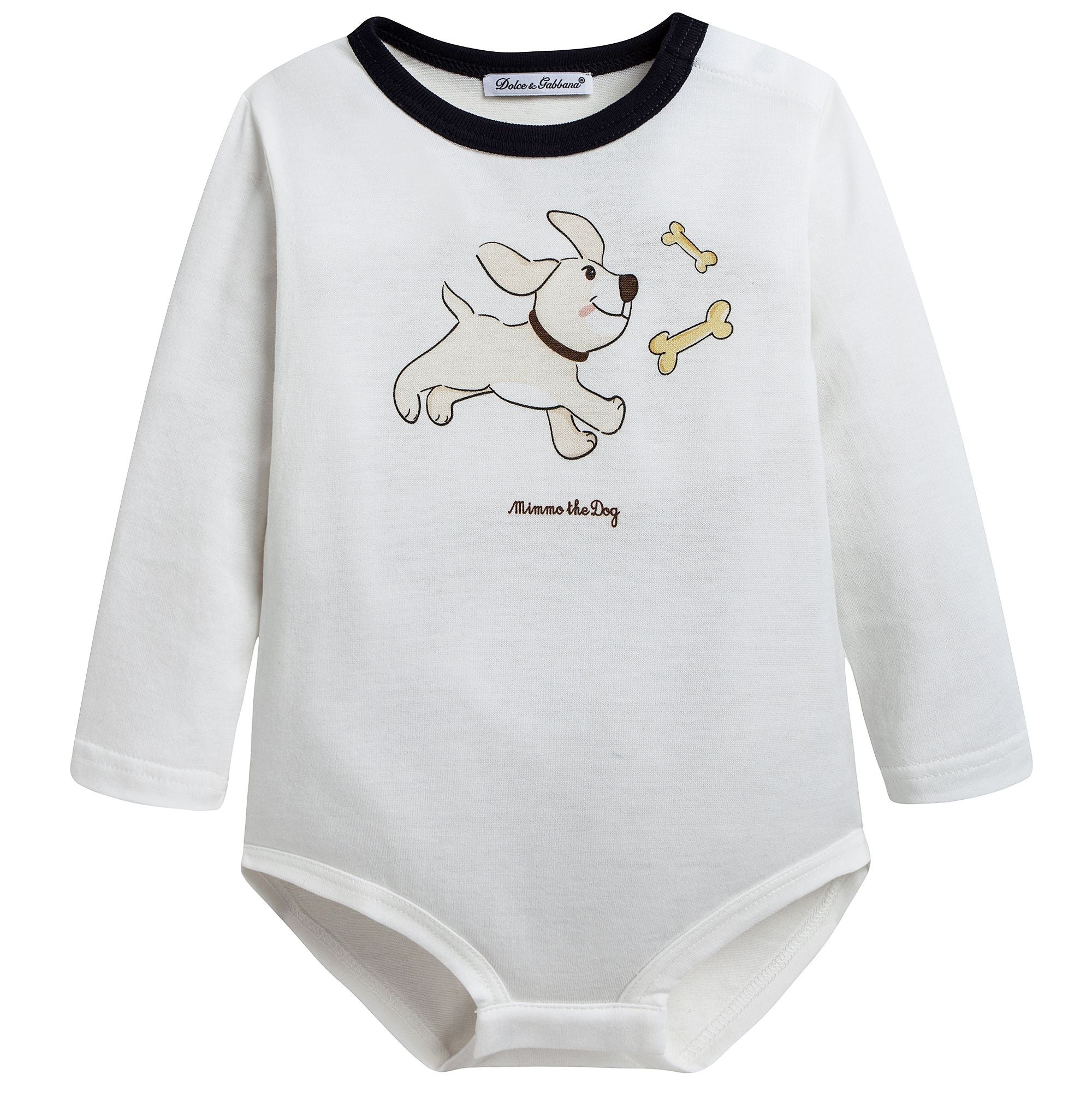 Baby White Dog Printed Gift Set 3 Piece