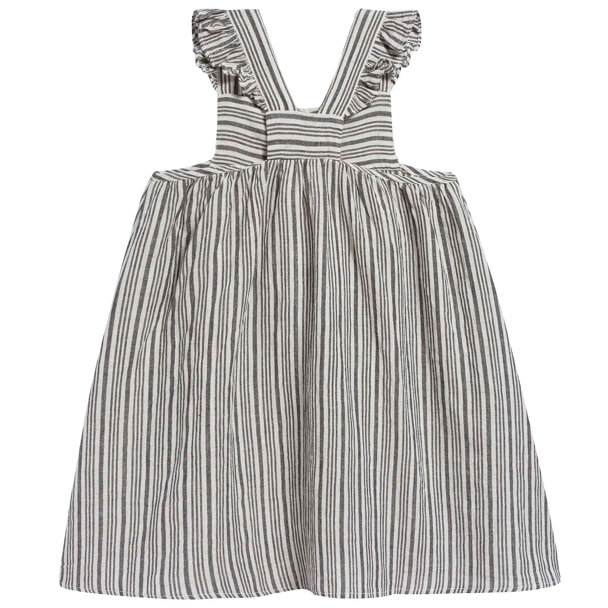 Girls Black & White "Stripes B&W" Dress