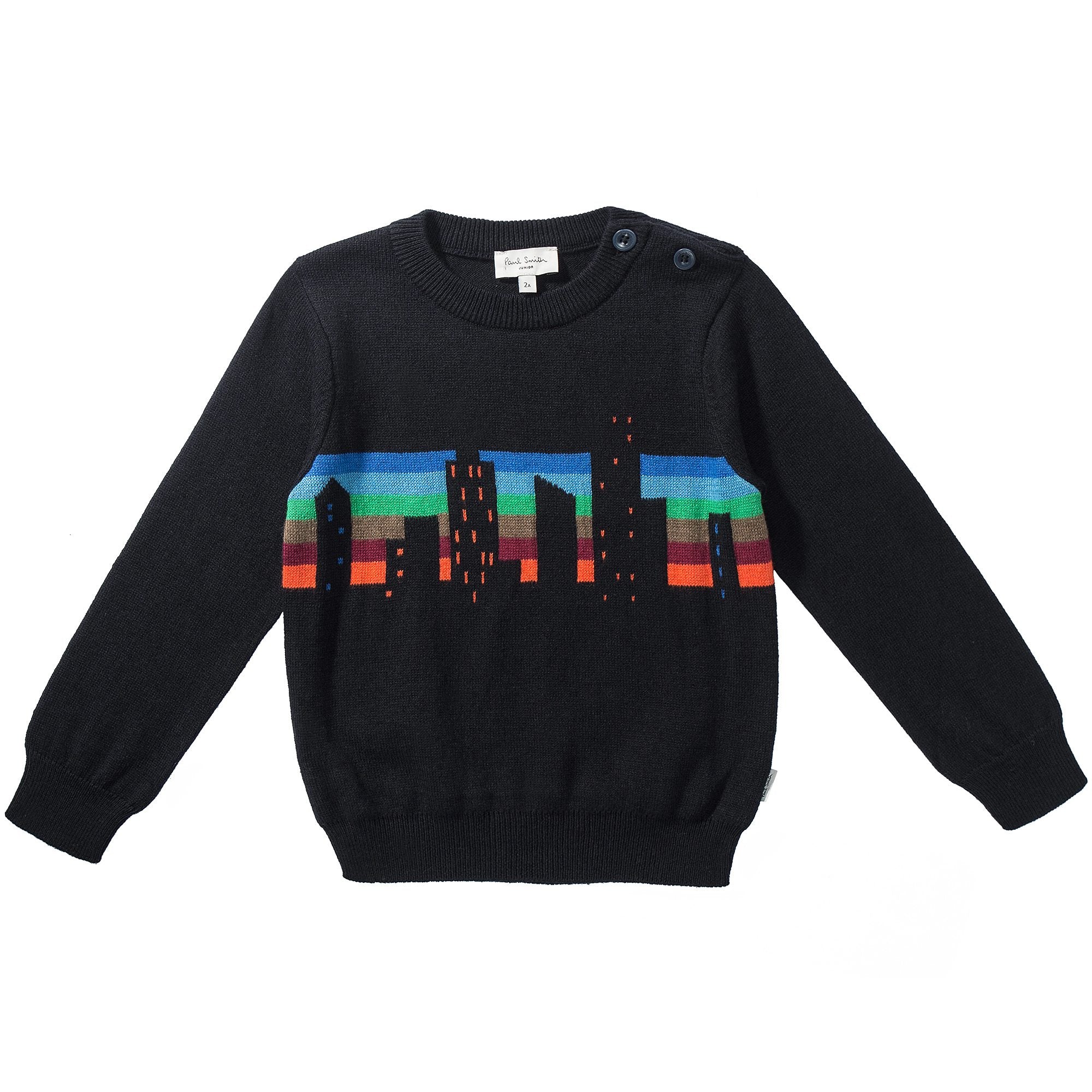 Boys  Black  Cotton  Sweatshirt