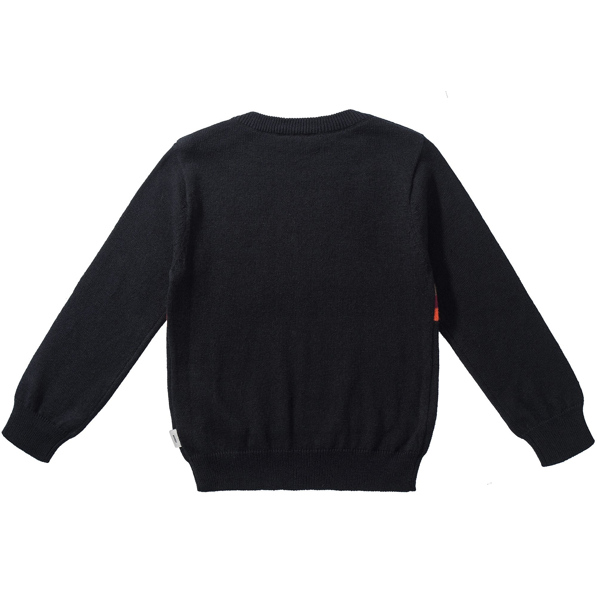 Boys  Black  Cotton  Sweatshirt