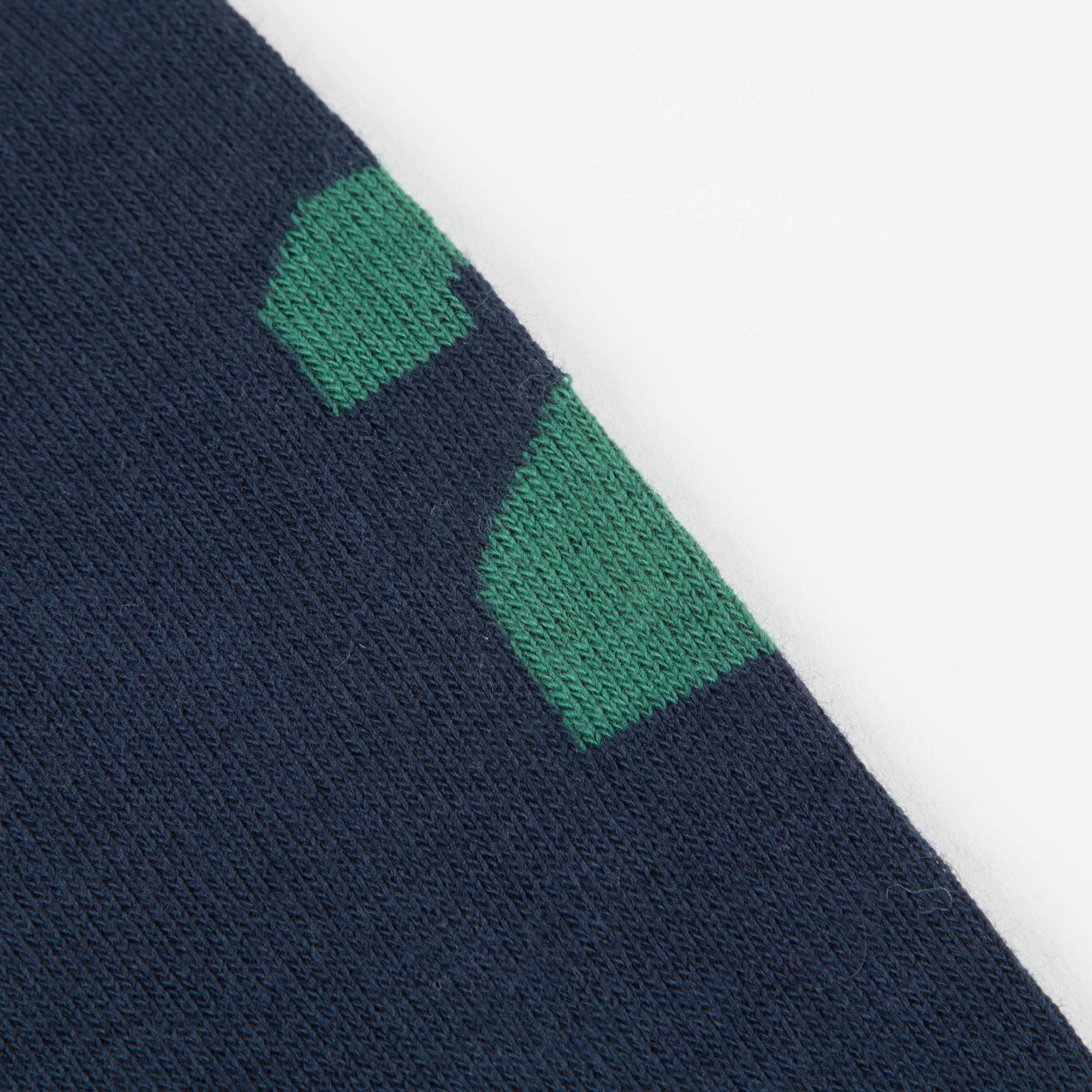 Boys Navy & Dark Green Socks