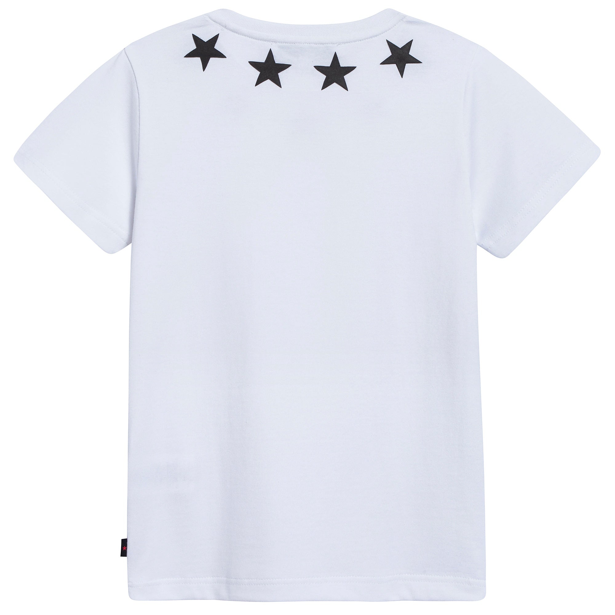 Boys White Cotton "Star" T-shirt