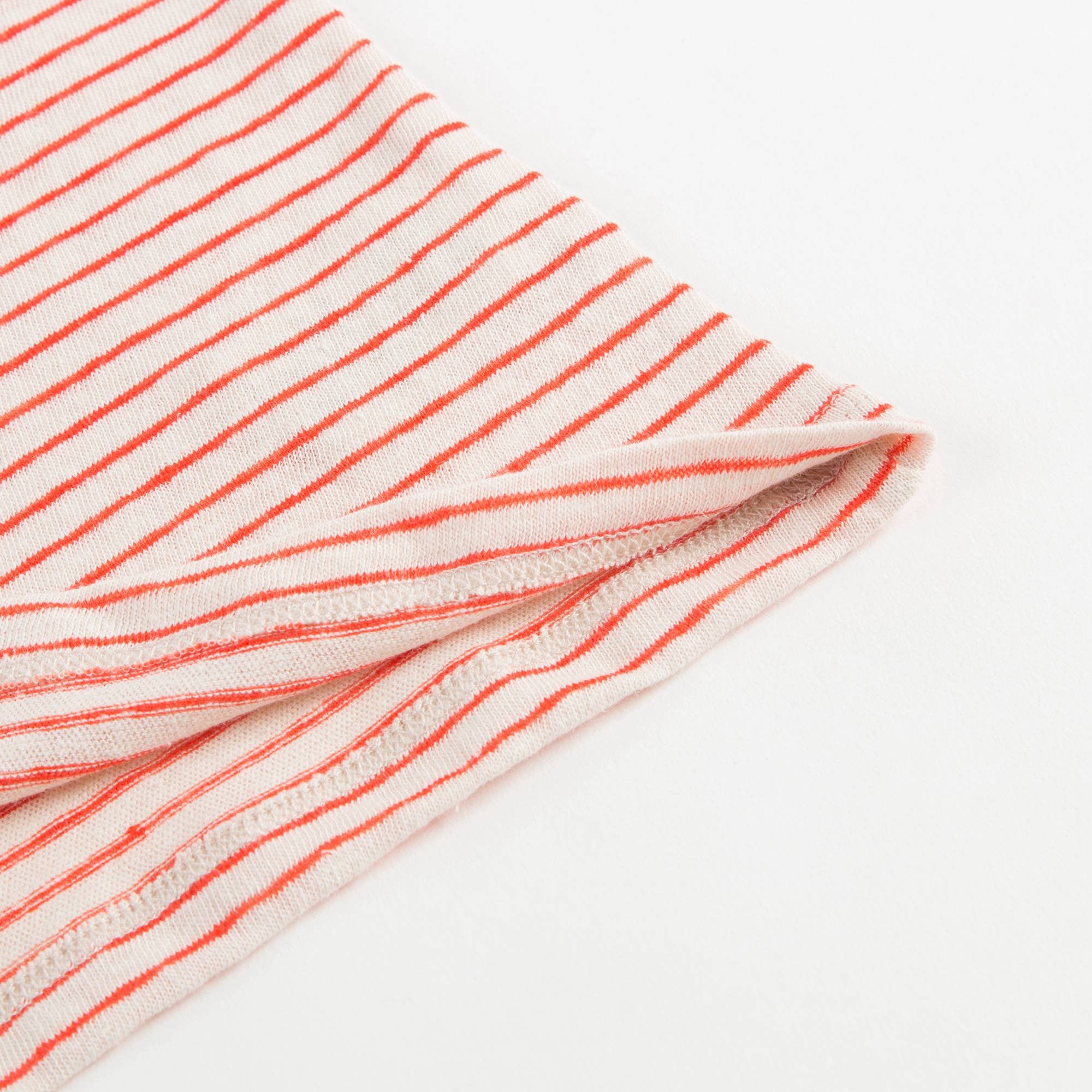 Girls Orange Striped Vest