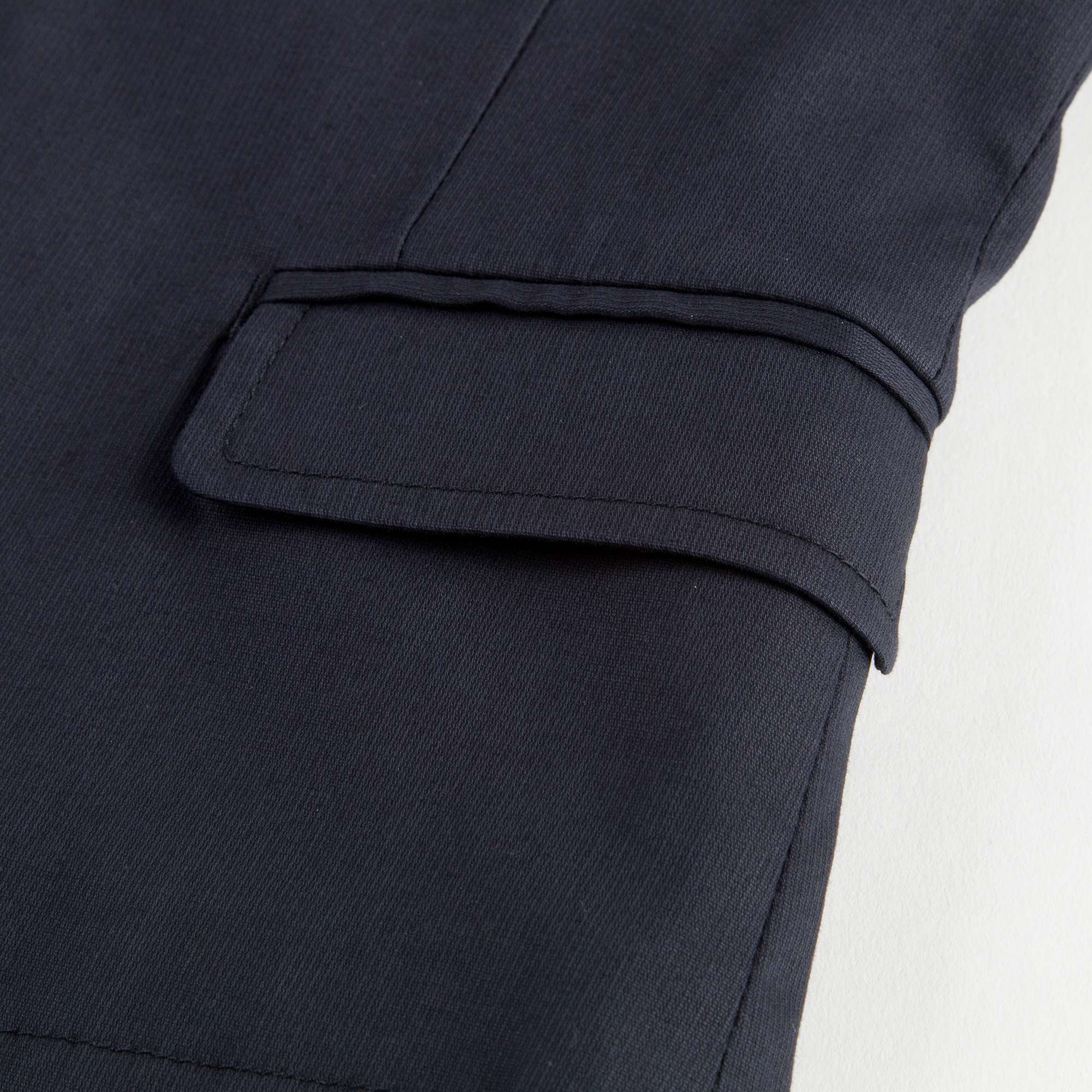 Boys Dark Blue Wool & Silk Tuxedo