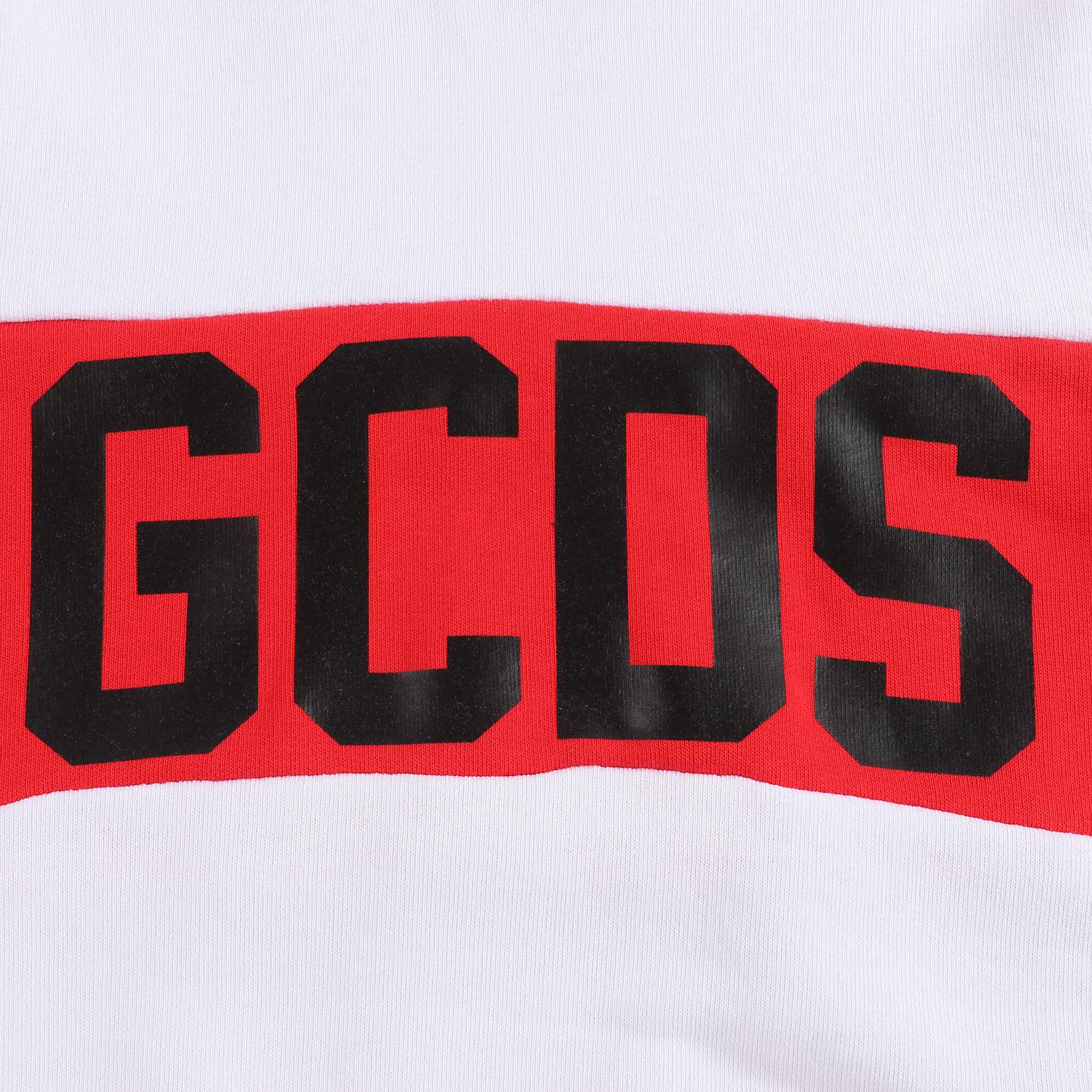 Boys & Girls White Hooded Sweatshirt