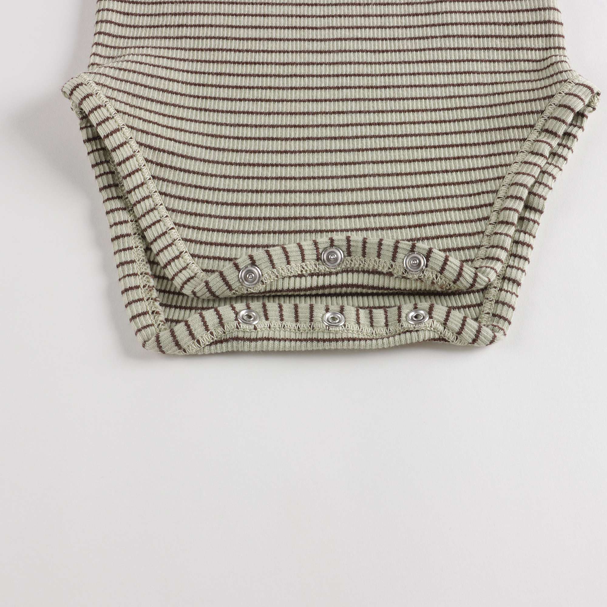 Baby Boys & Girls Lemon Stripes Cotton Babysuit