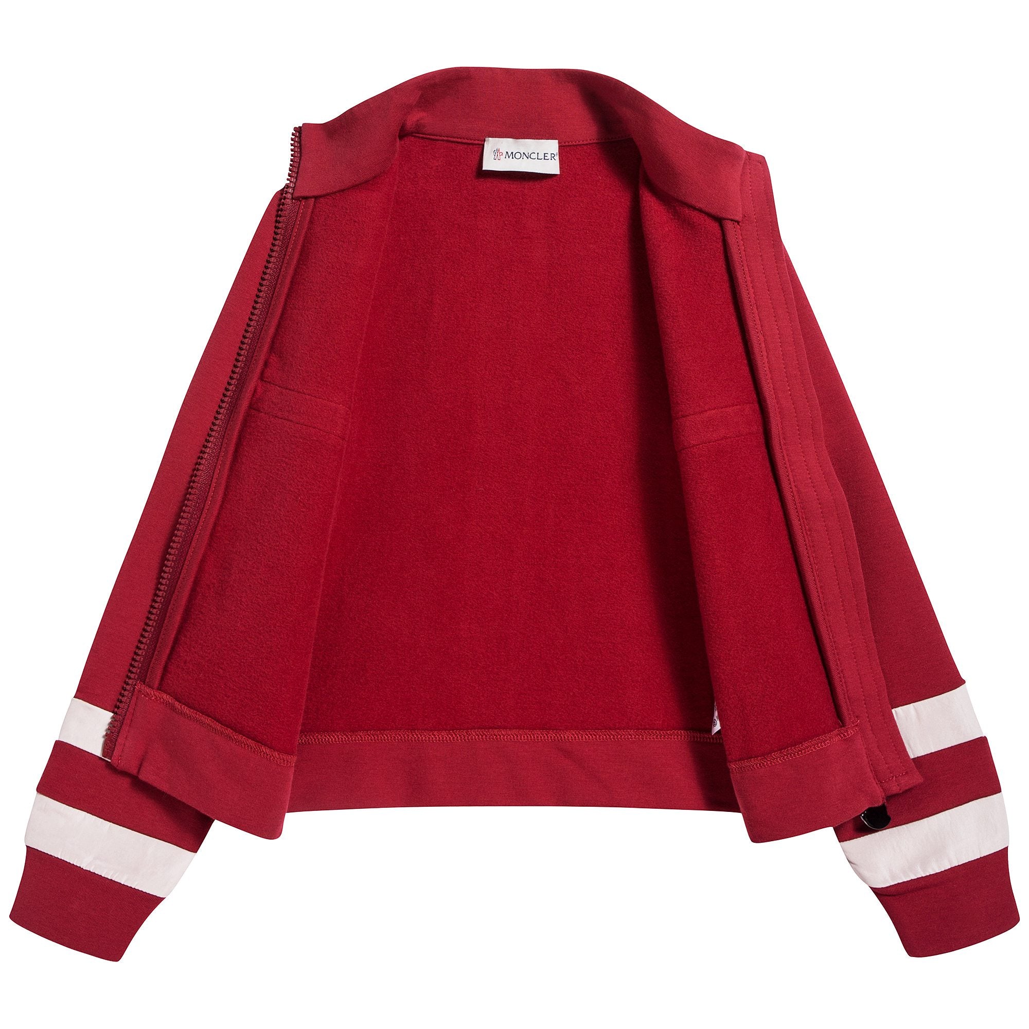 Boys & Gilrs Red "COMPLETO MAGLIA CARDIGAN + PAN" Cotton Set