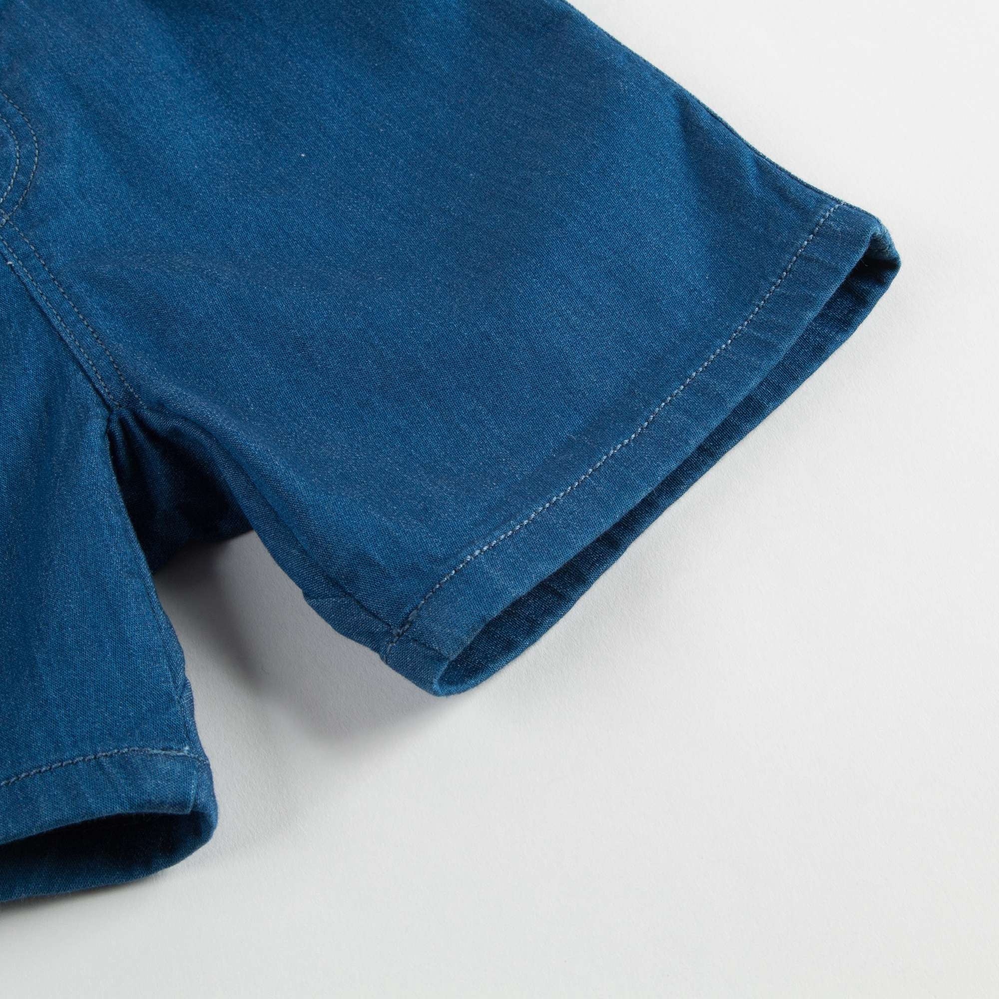 Baby Boys Blue Cotton Shorts