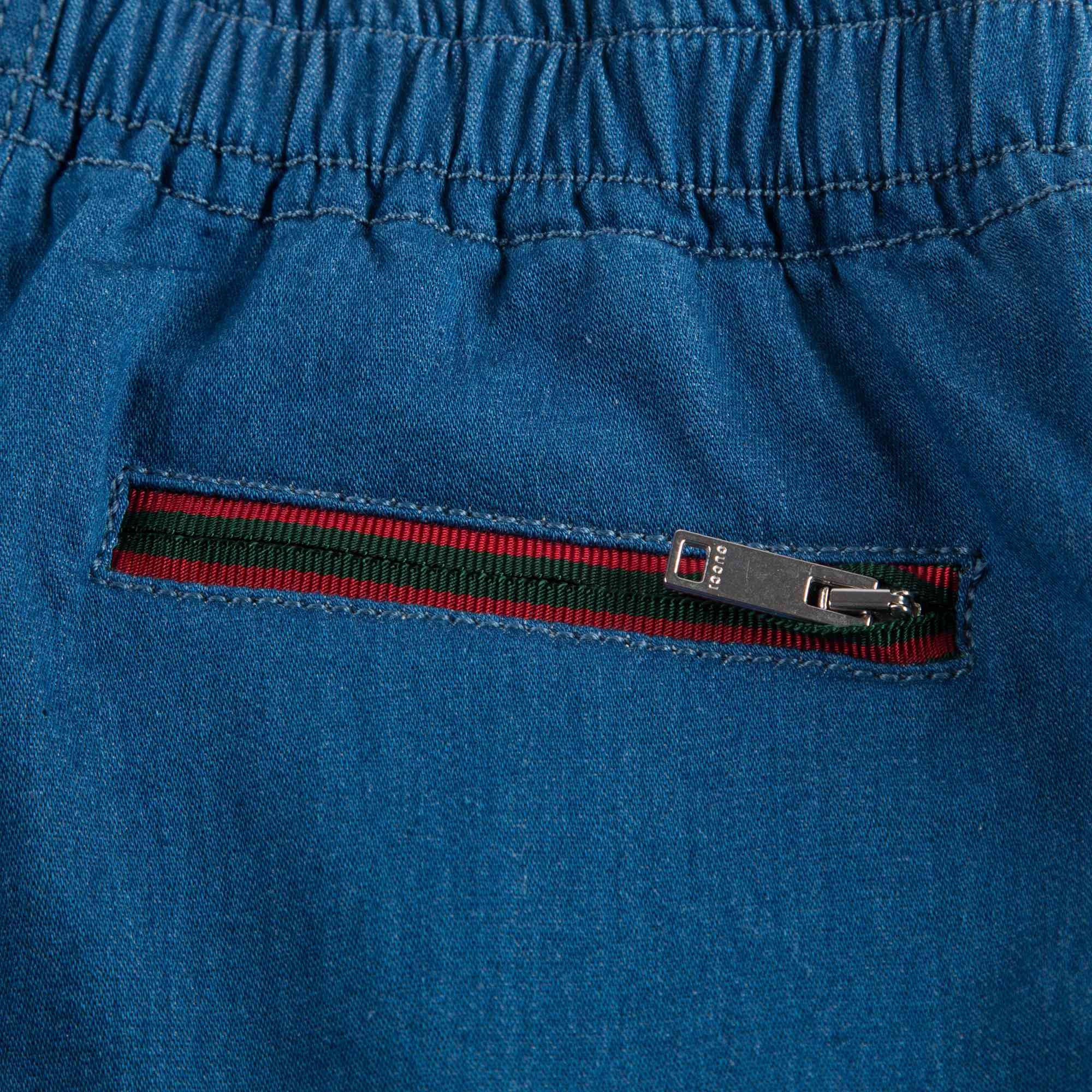 Baby Boys Blue Cotton Shorts