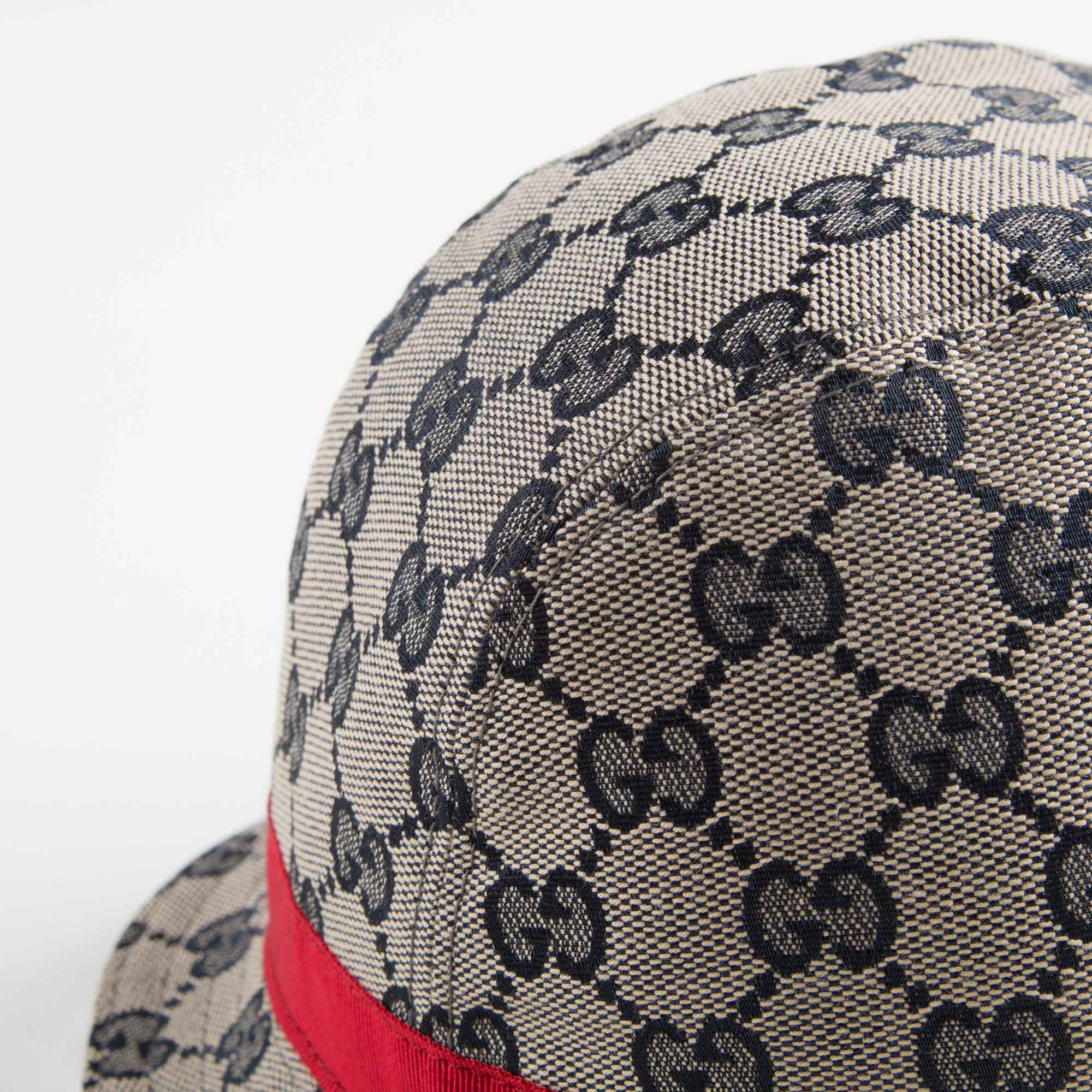 Girls Light Brown Sun Hat With Red Trims