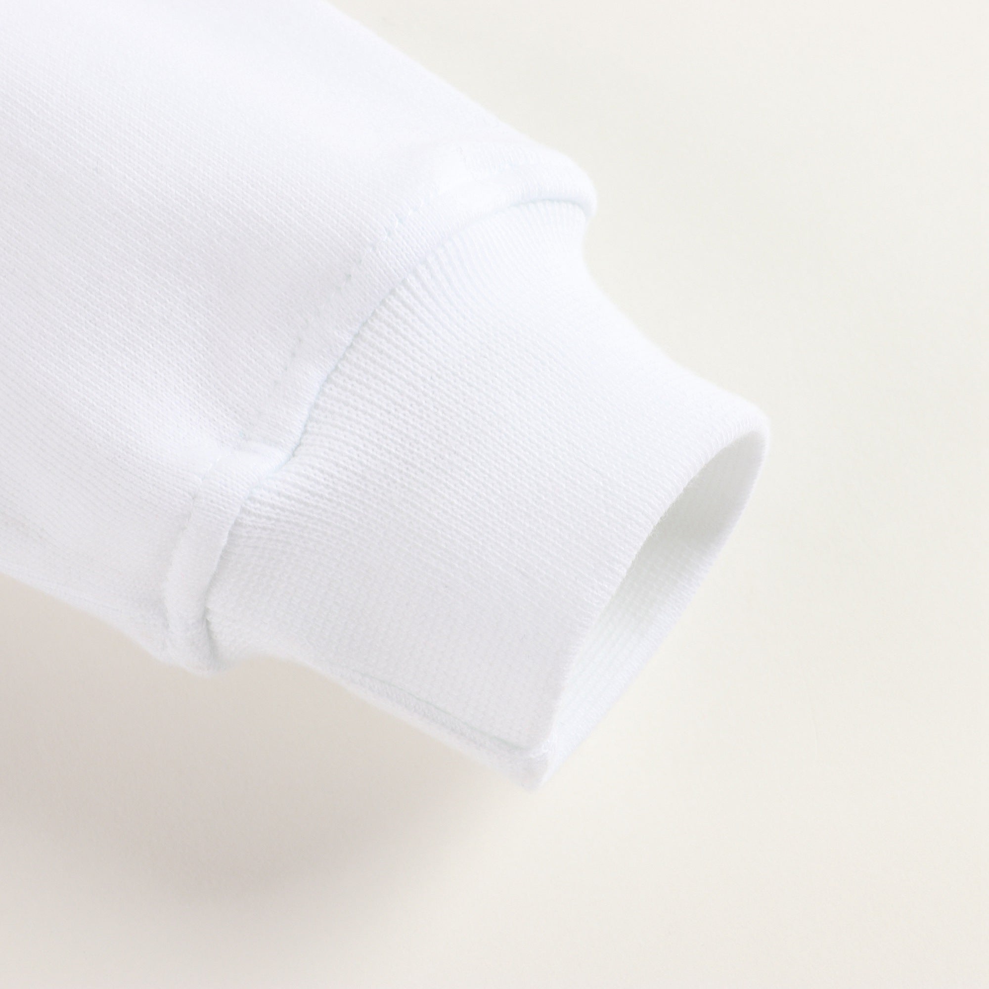 Boys White Cotton Sweatshirt