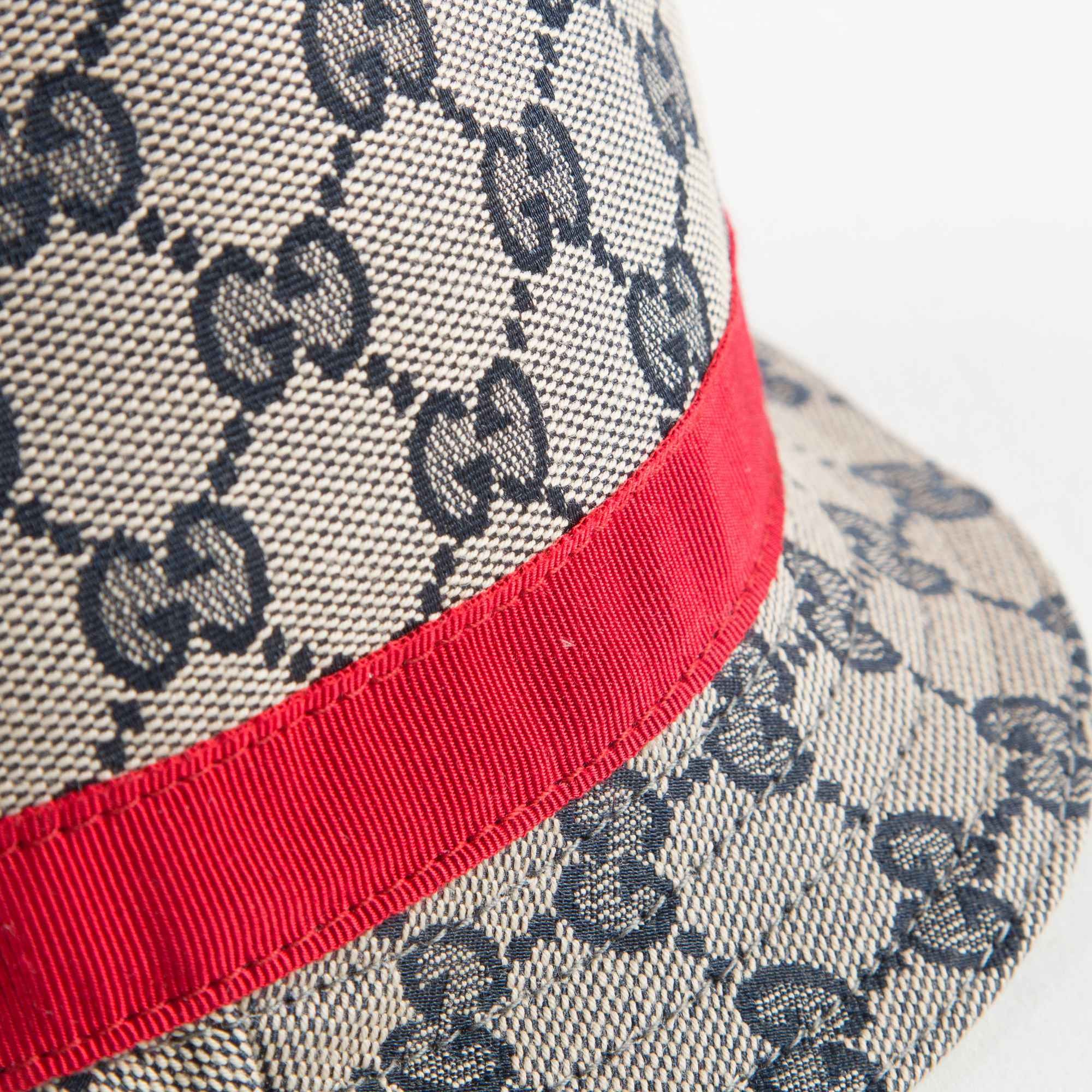 Girls Light Brown Sun Hat With Red Trims