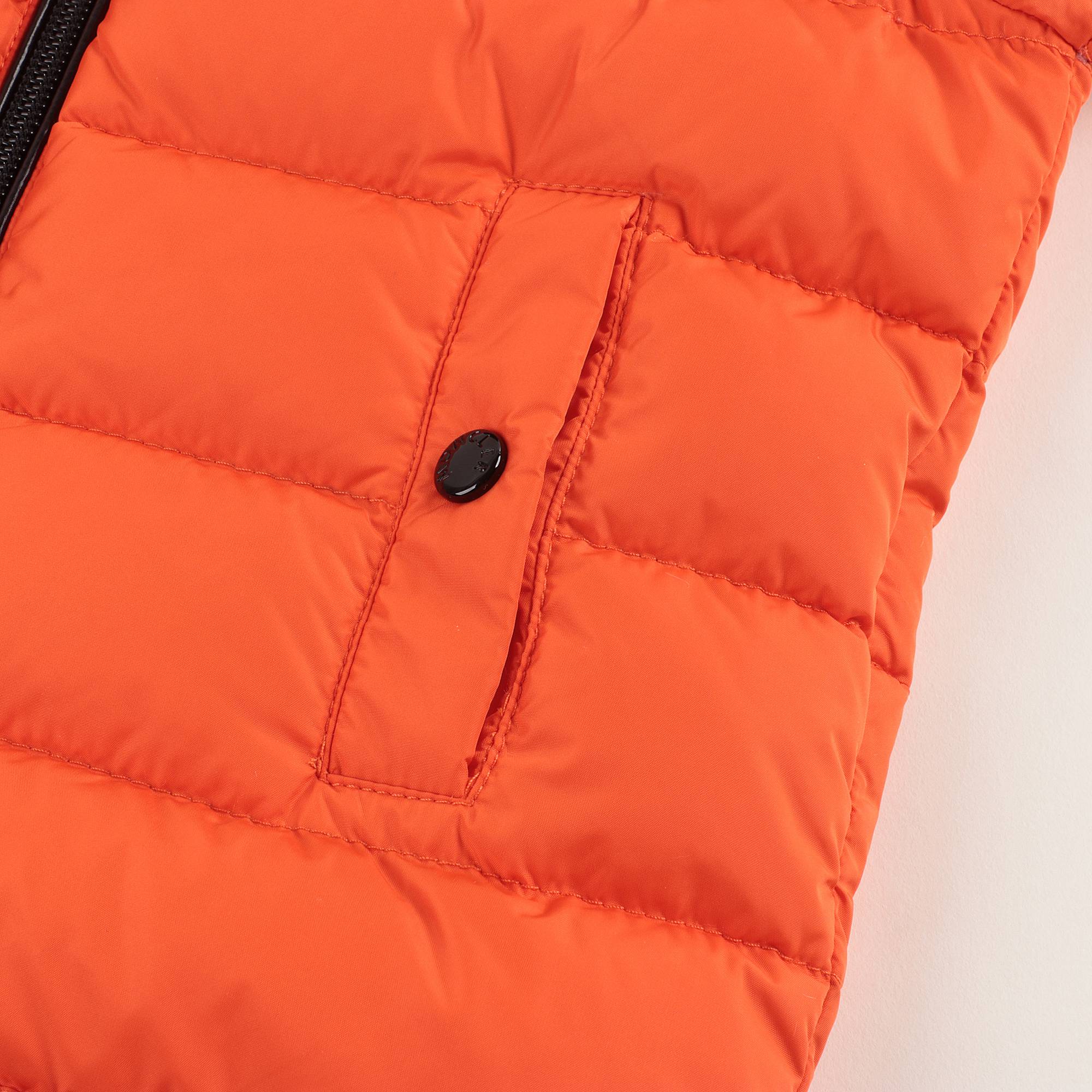 Baby Boys Bright Orange "LOURMARIN" Padded Down Coat