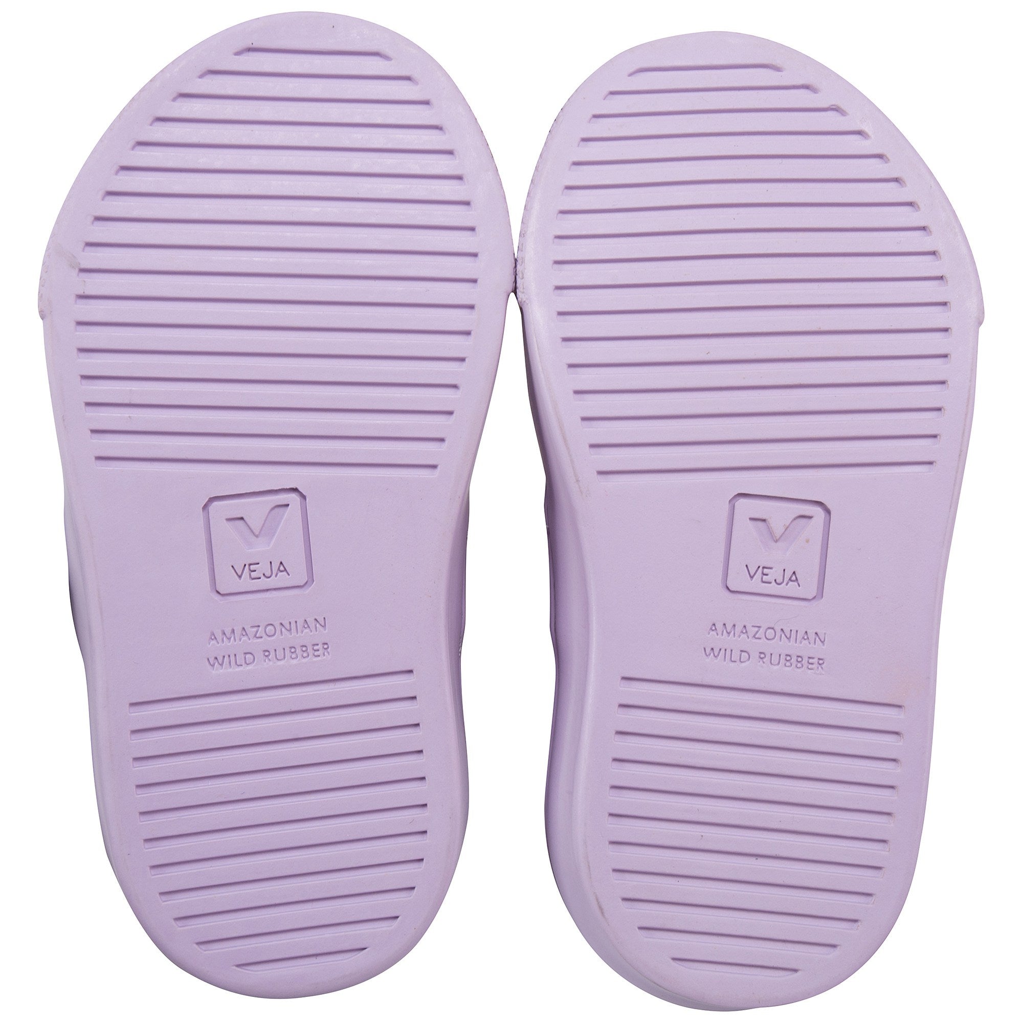 Girls Black Leather Velcro With Purple "V" Shoes