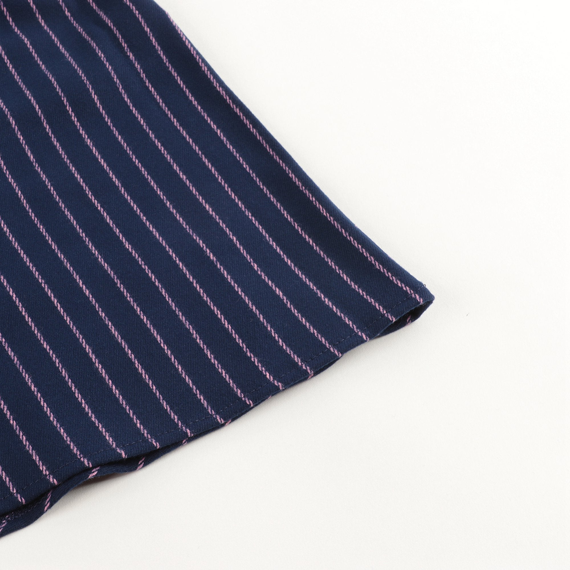 Girls Blue & Pink Striped Dress
