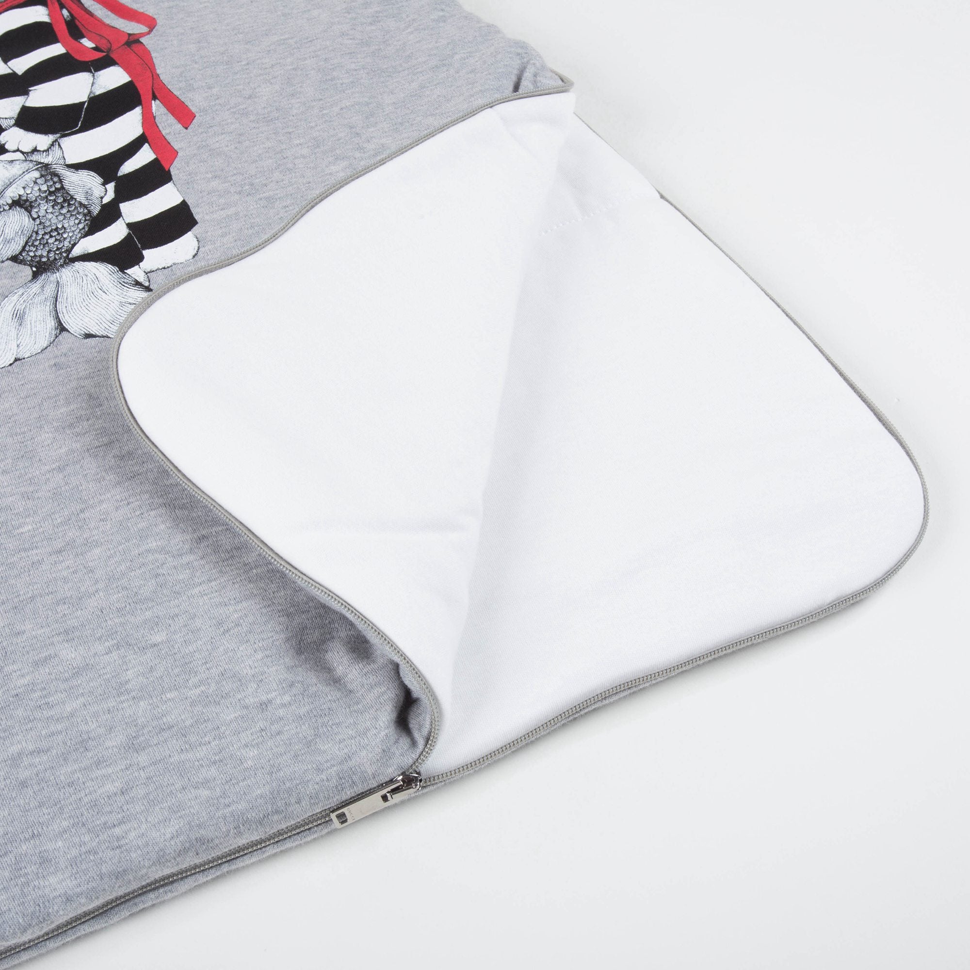Baby Grey Cat Printed Dress