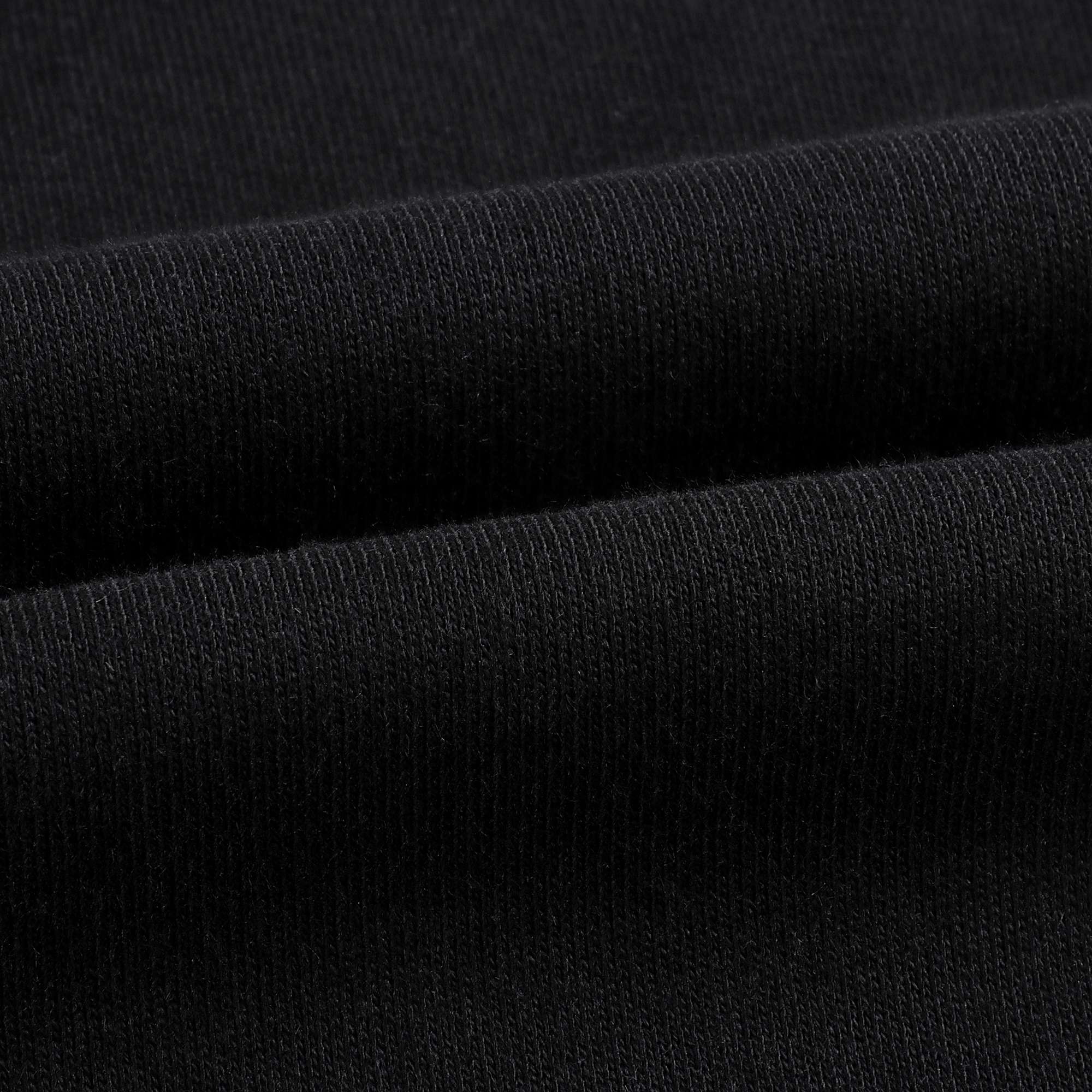 Boys & Girls Black Hooded Cotton Sweatshirt