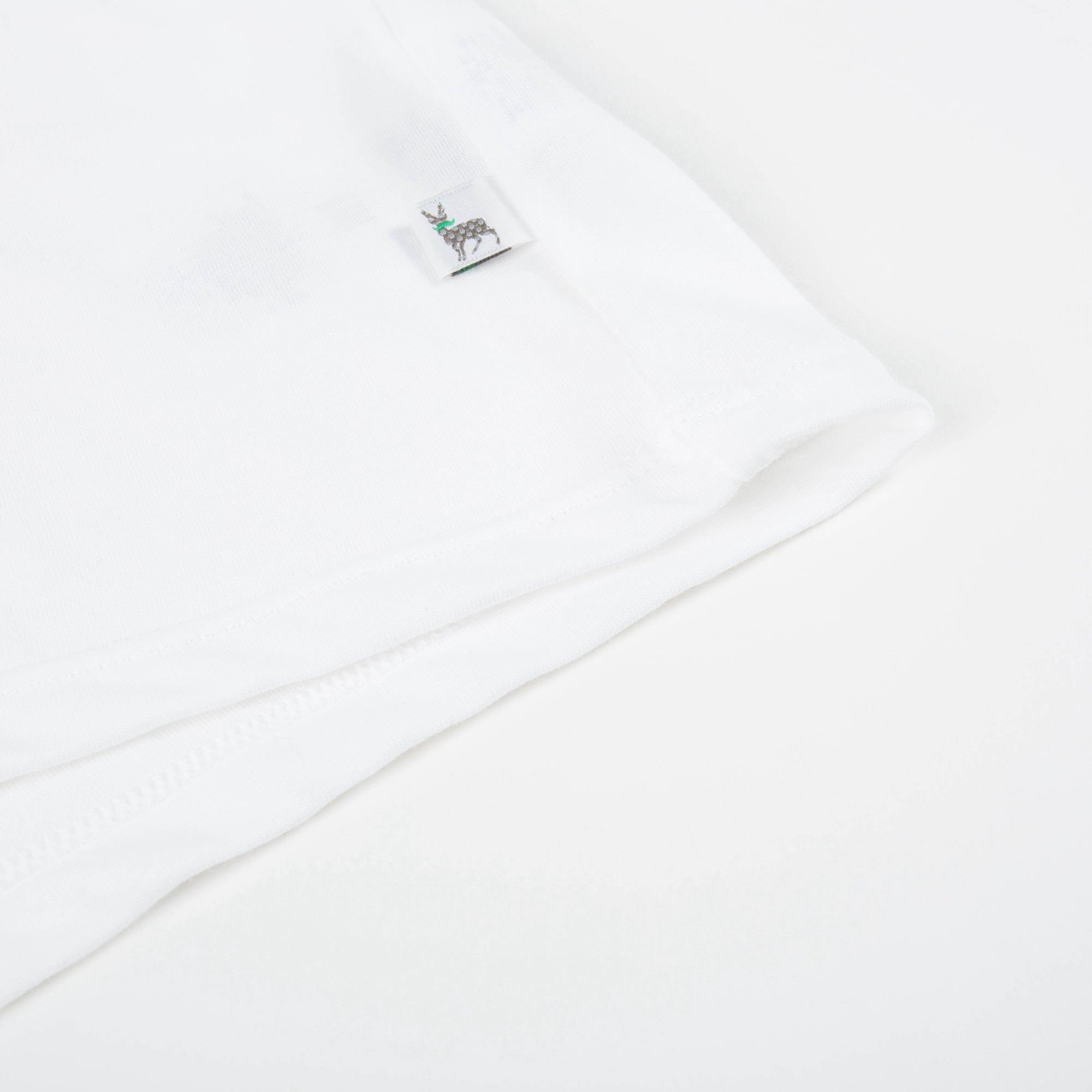 Boys White Check T-Shirt