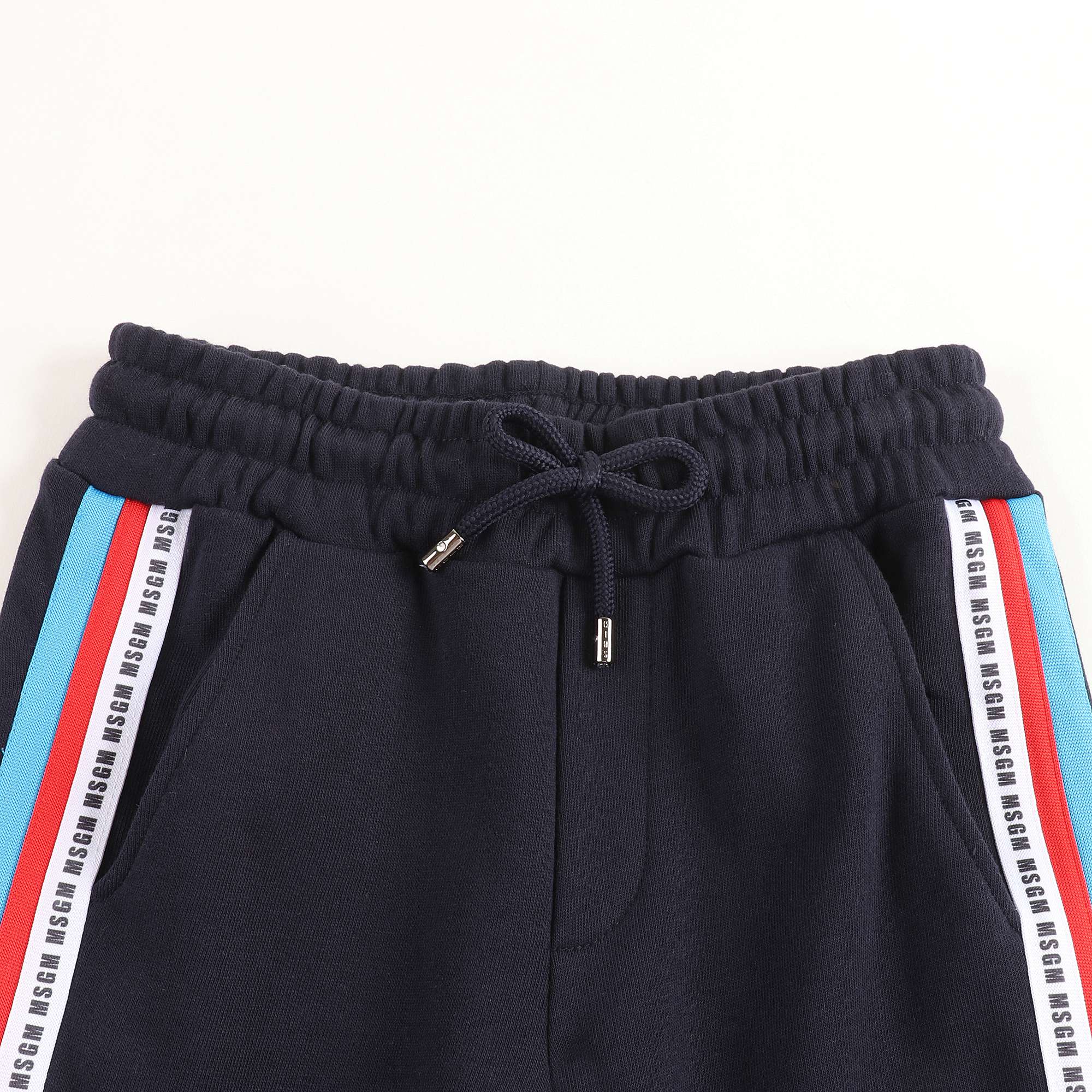 Boys Blue Cotton Trousers