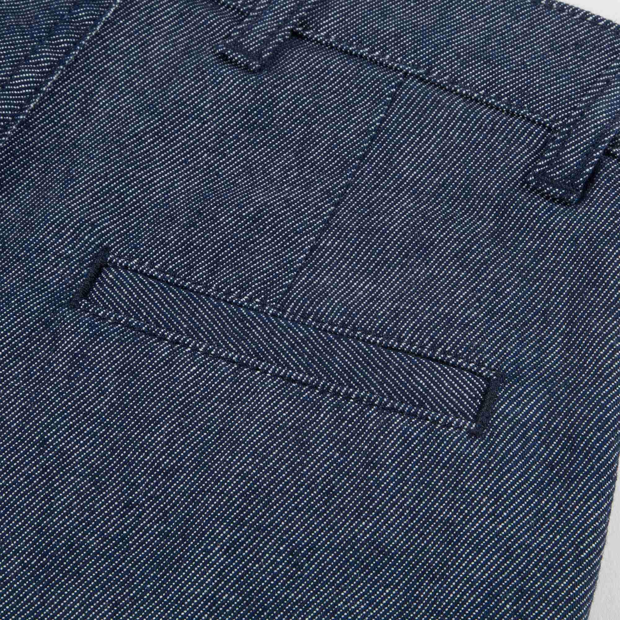 Boys Blue Cotton Bermuda Jeans