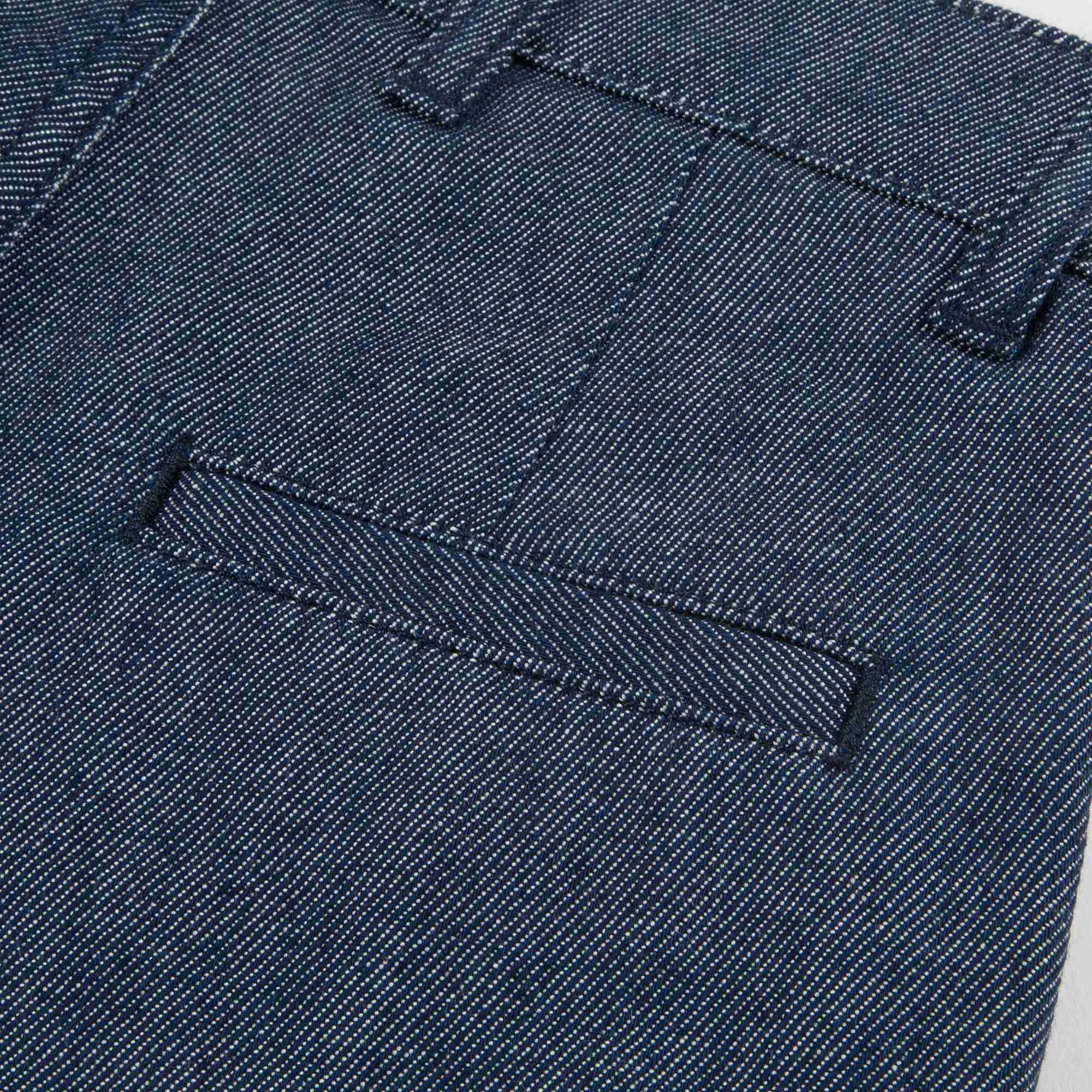 Boys Blue Cotton Bermuda Jeans