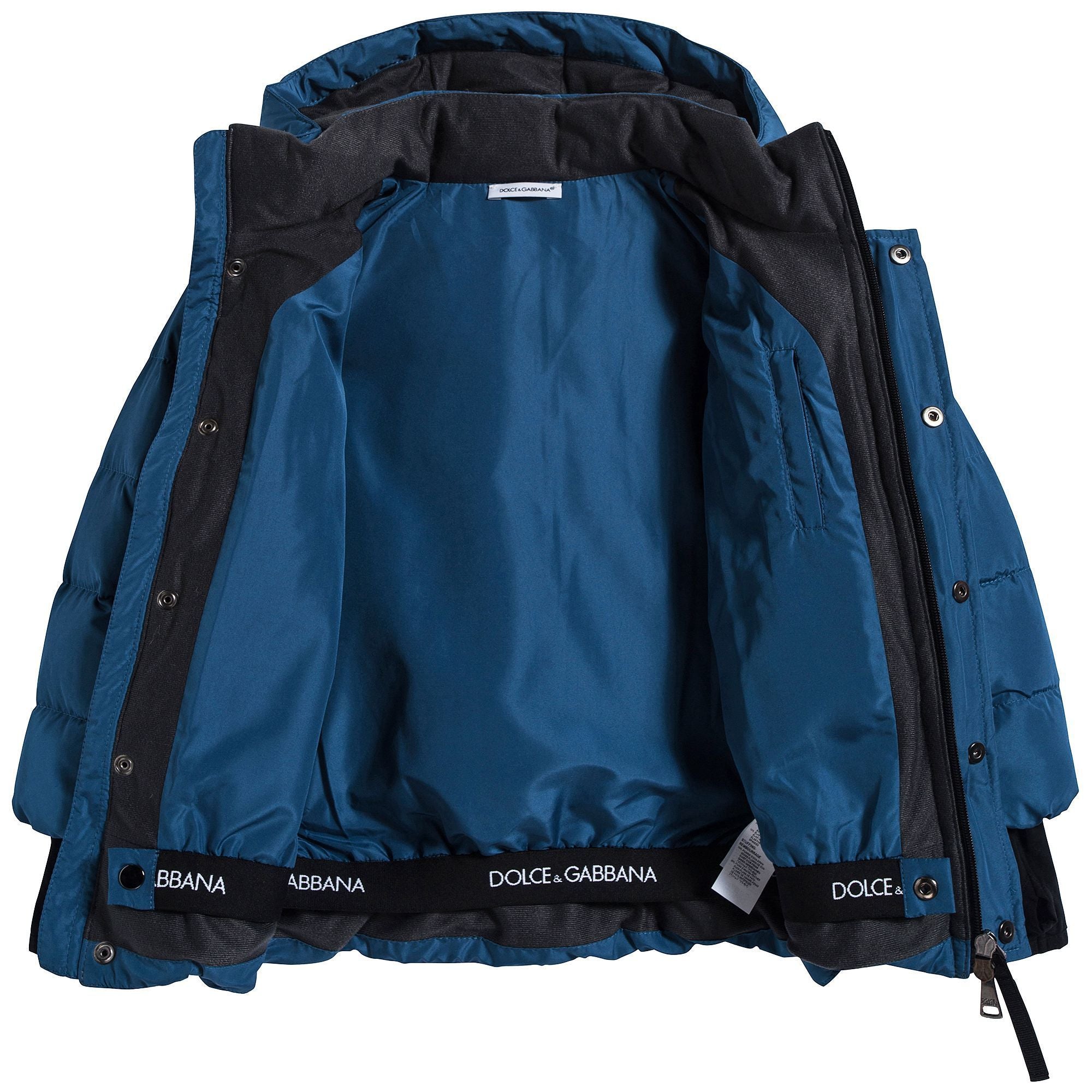 Boys Sea Blue Down Jacket