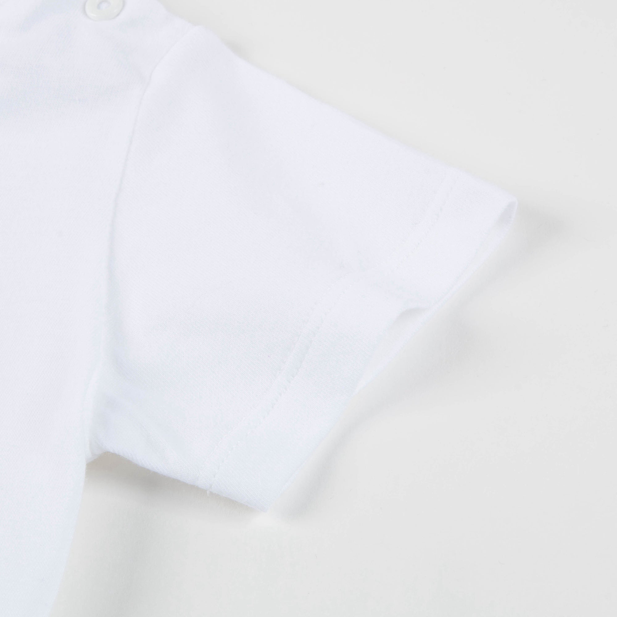 Baby Boys White Printed Cotton Jersey T-shirt