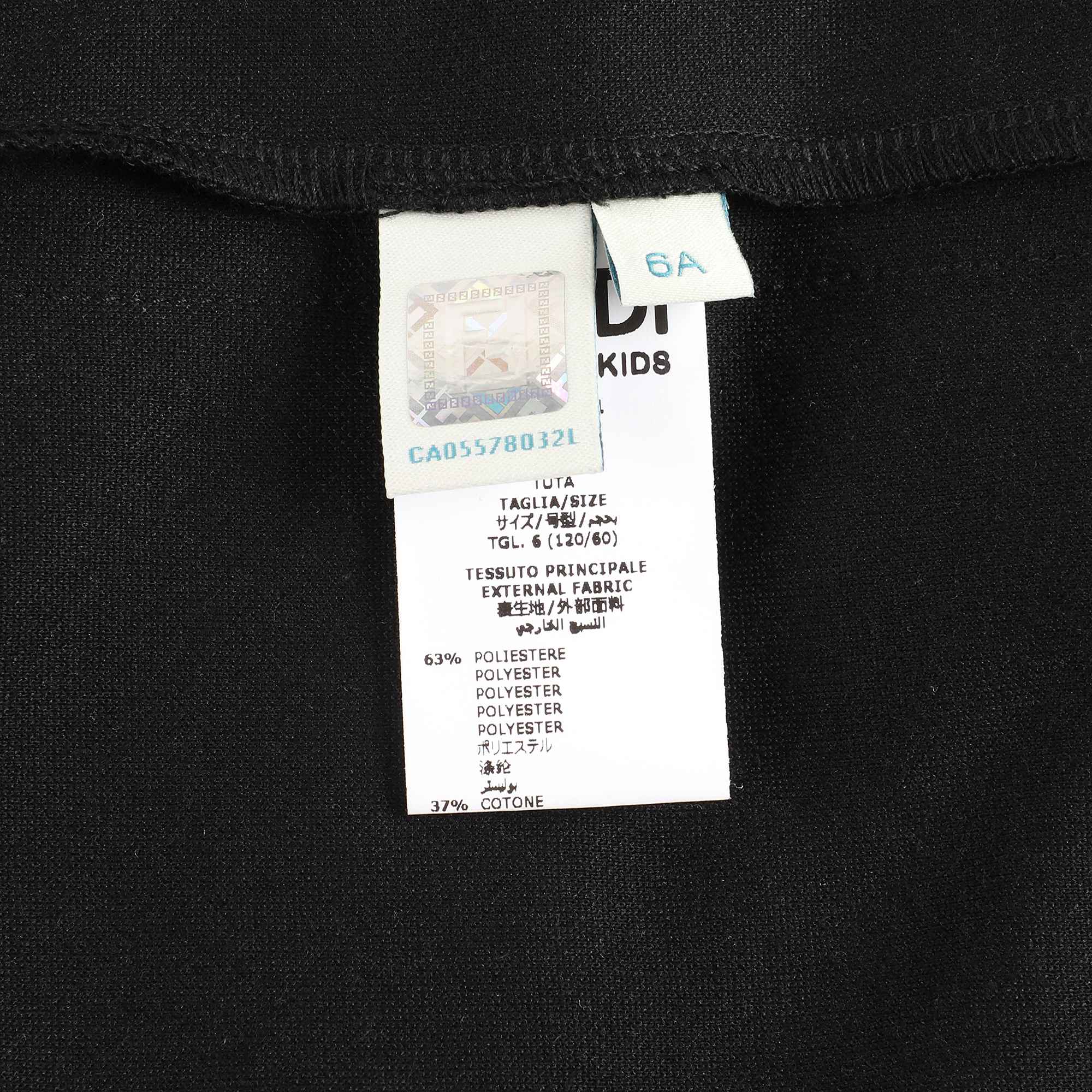 Boys & Girls Black "FF" Logo Jumpsuit