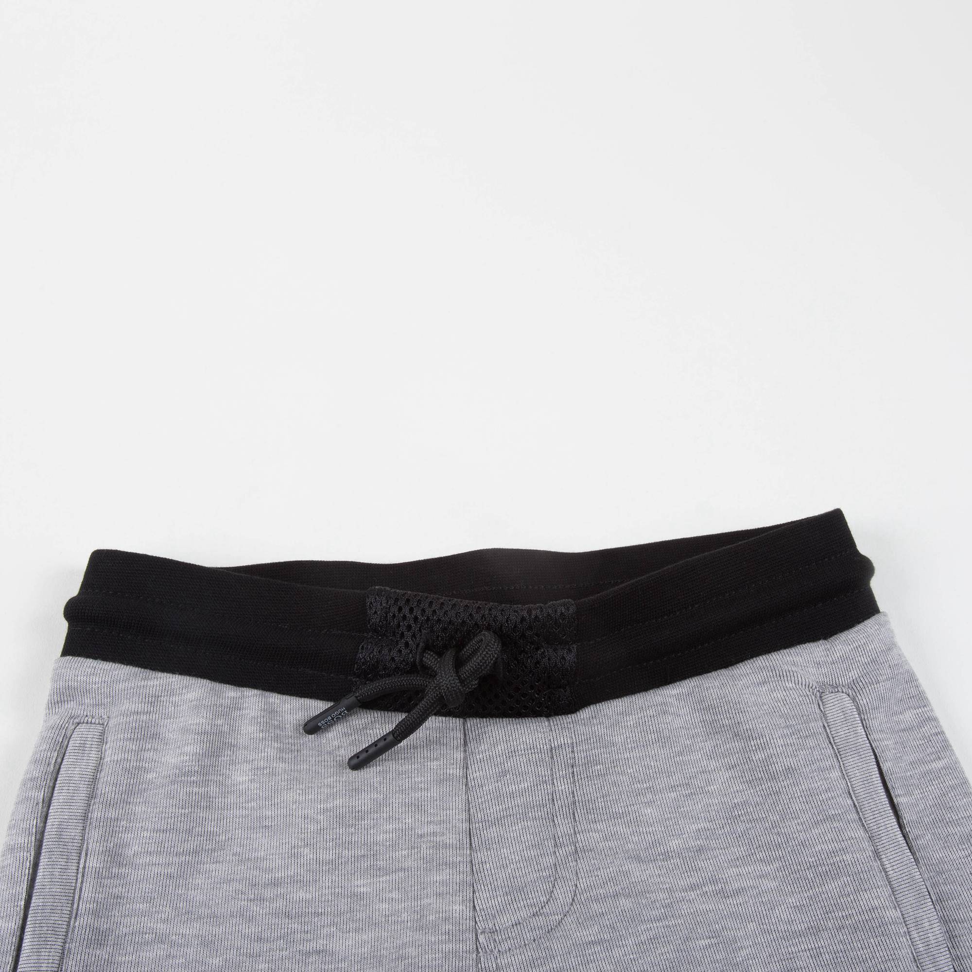 Boys Grey Cotton Shorts