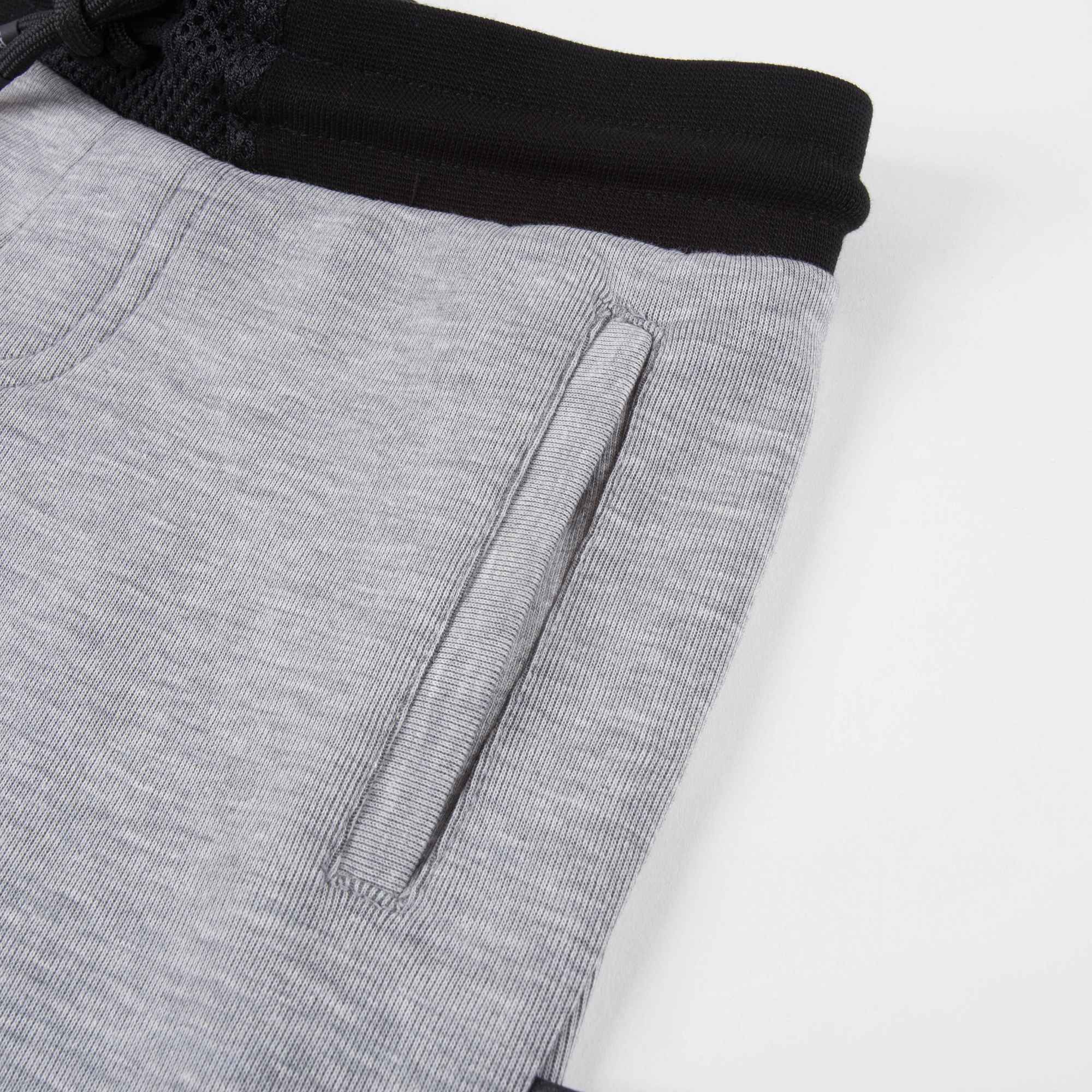 Boys Grey Cotton Shorts