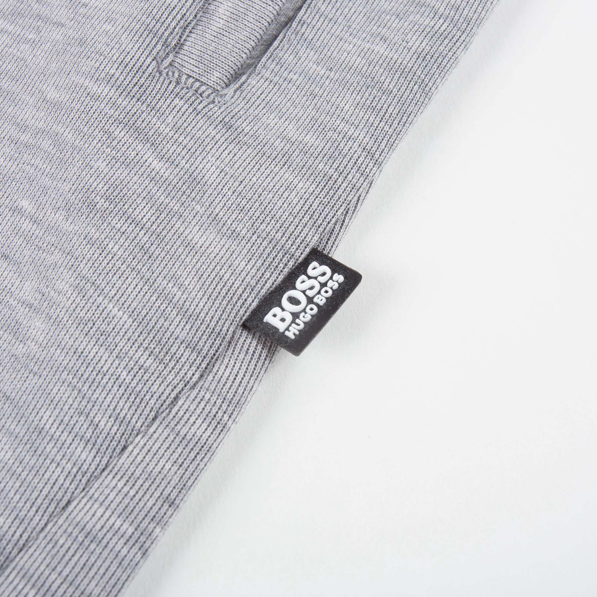 Boys Grey Cotton Shorts