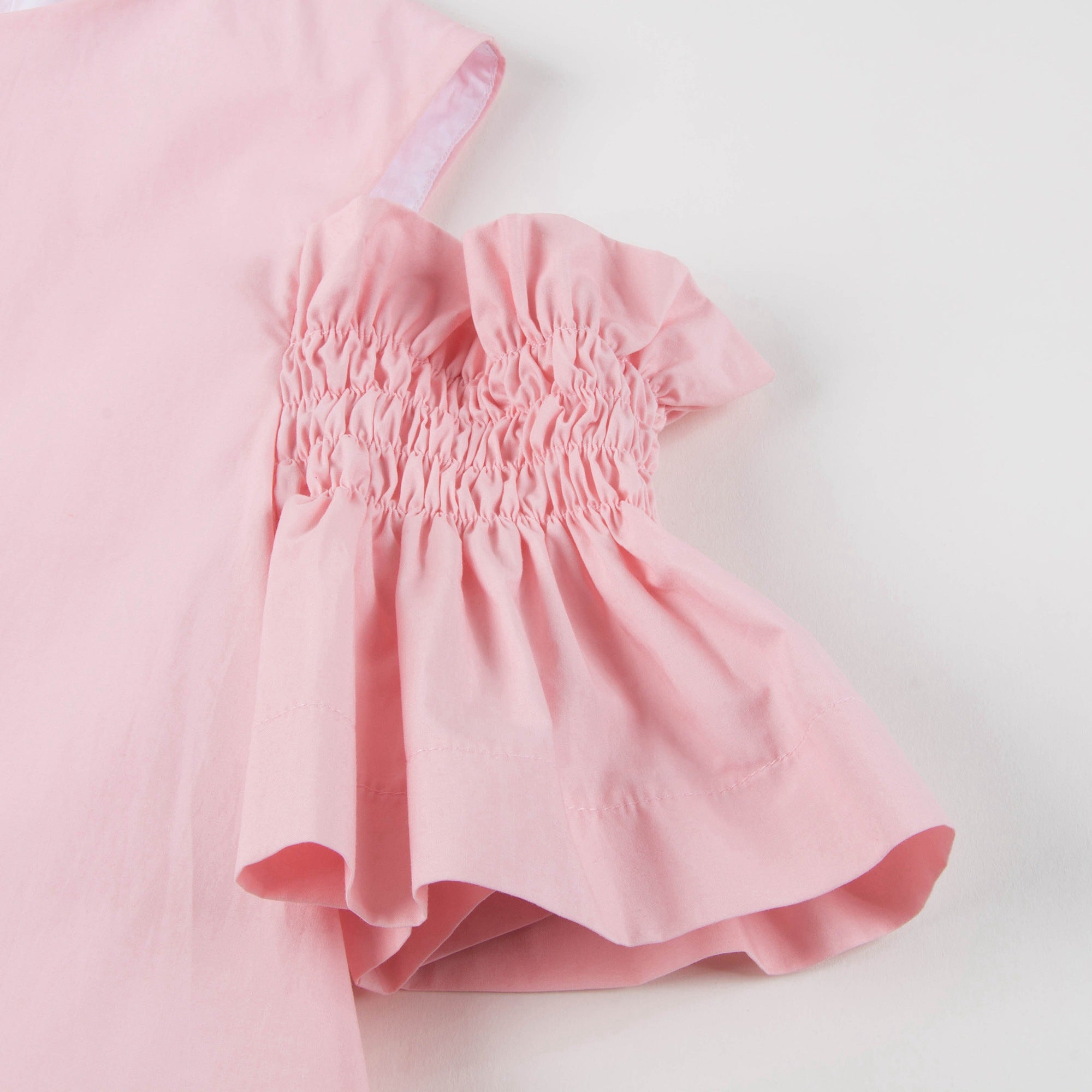 Girls Pink Cotton Dress