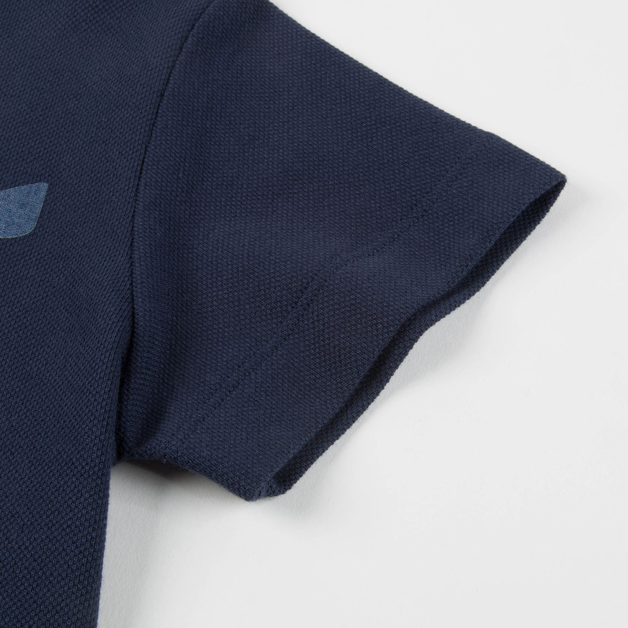 Boys Blue Cotton Polo Shirt