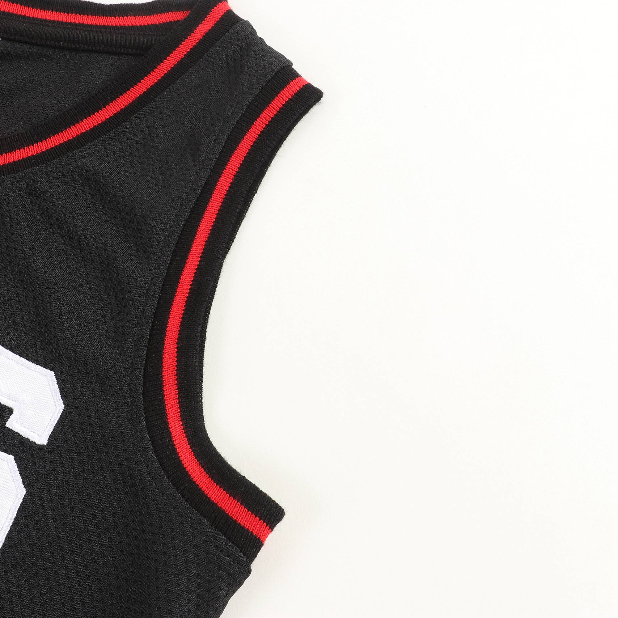 Boys & Girls Black Logo Vest