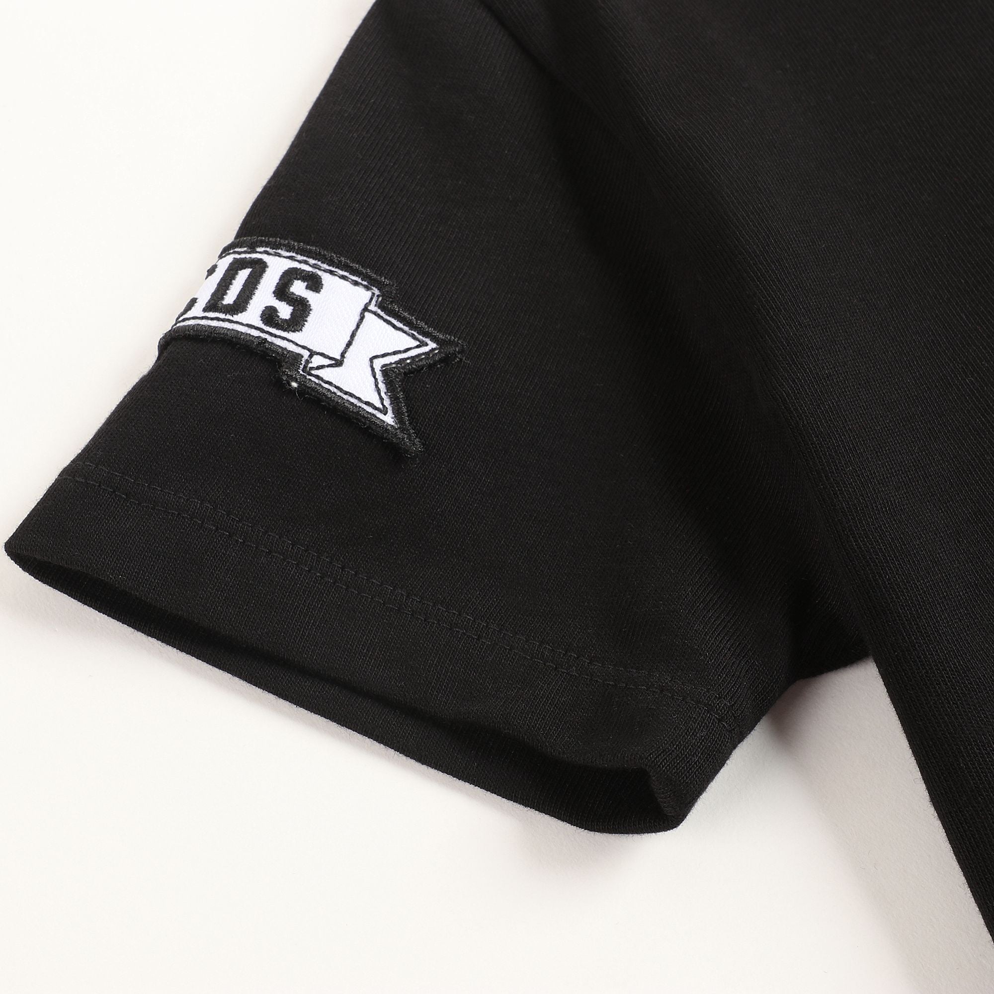 Boys Black Jersey Cotton T-shirt