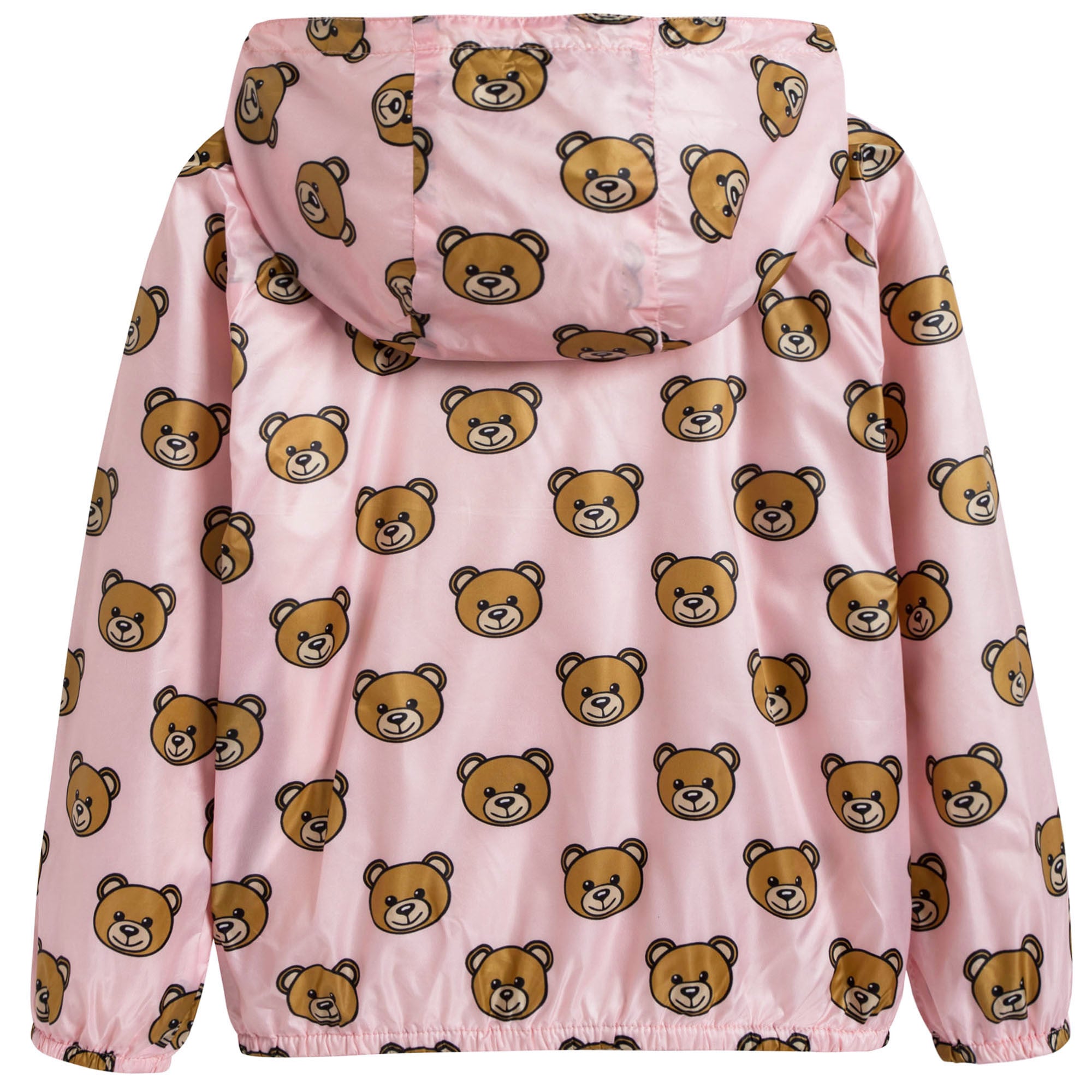 Baby Girls Pink Teddy Bear Jacket
