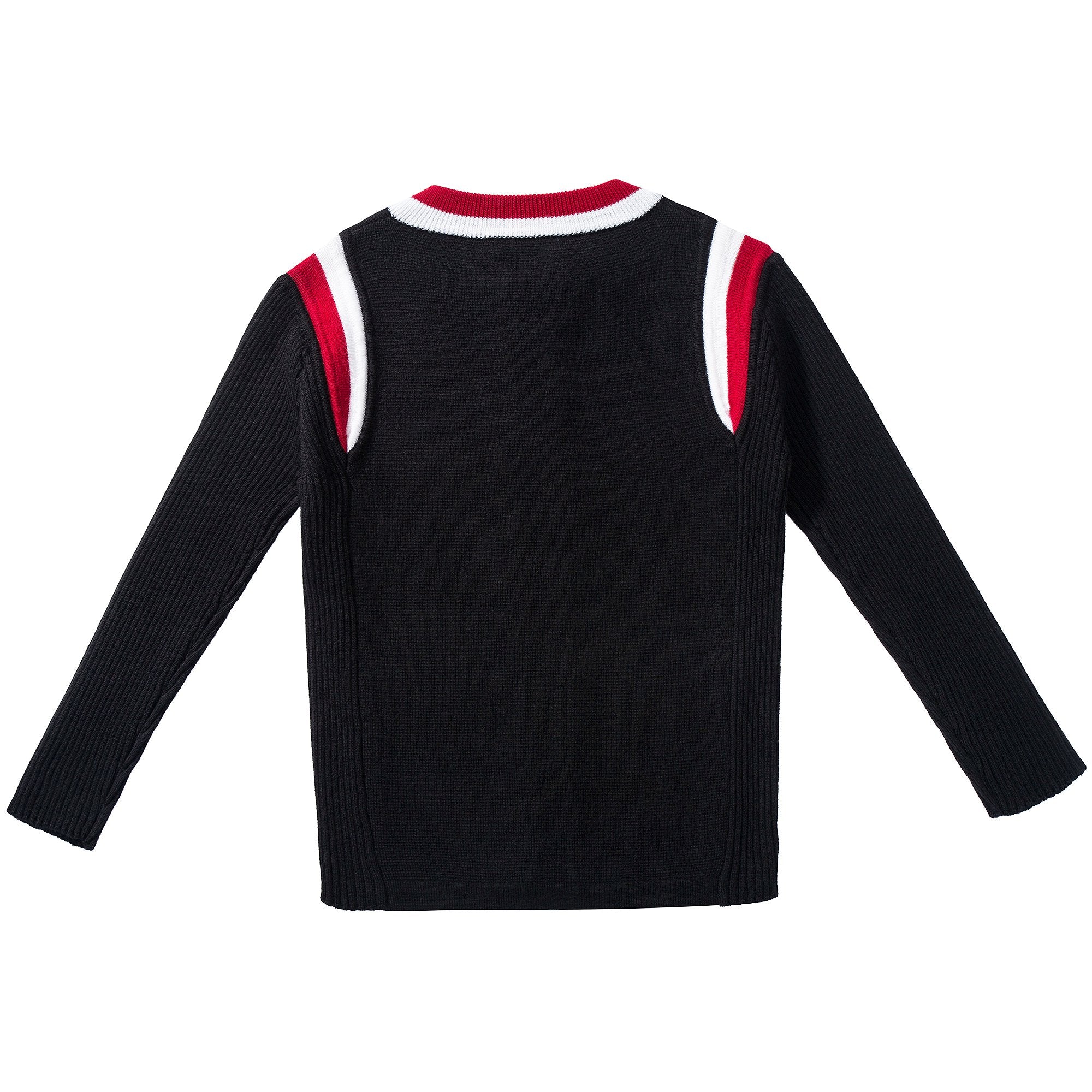 Girls  Black  Wool   Cardigan