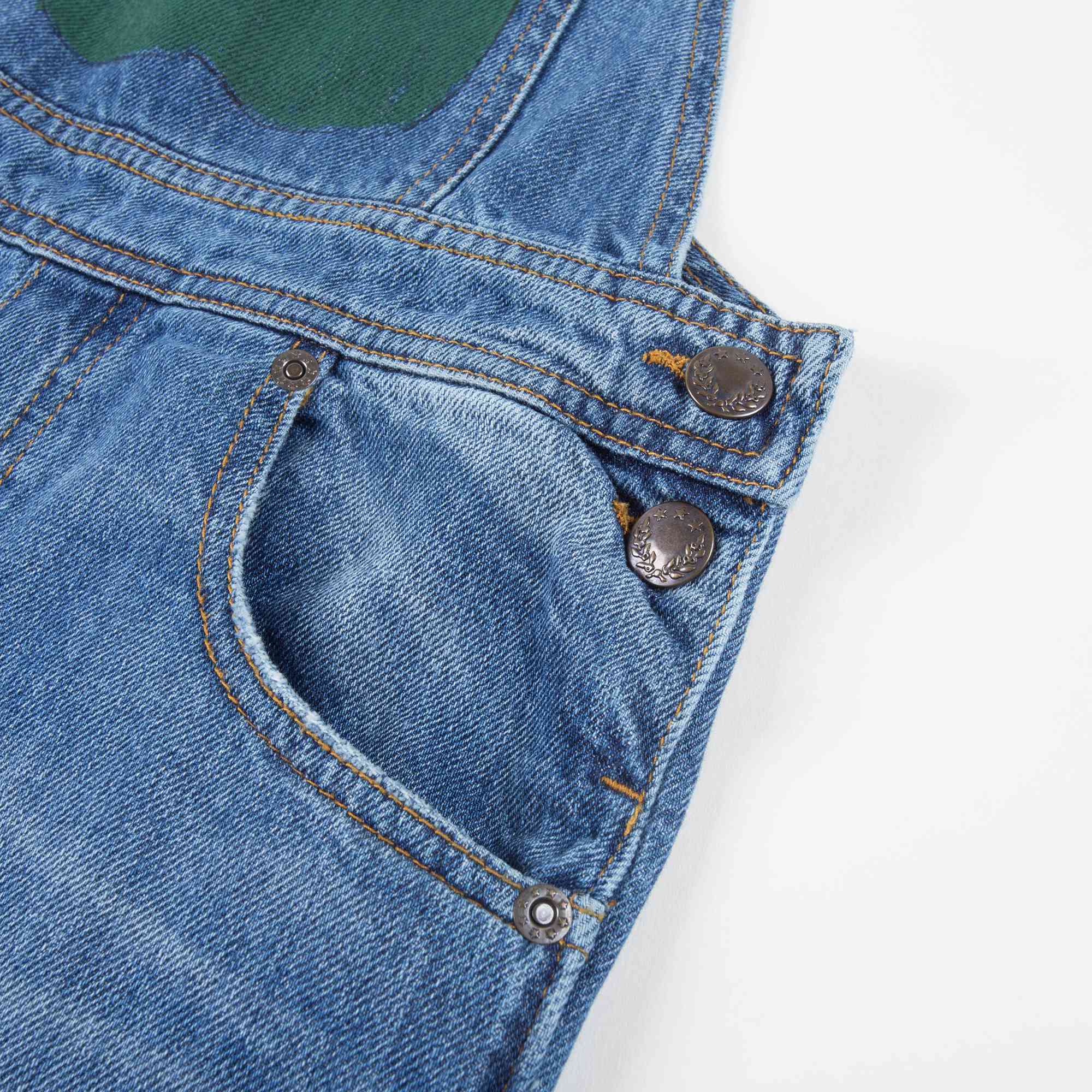Girls Lndigo Apple Cotton Trousers
