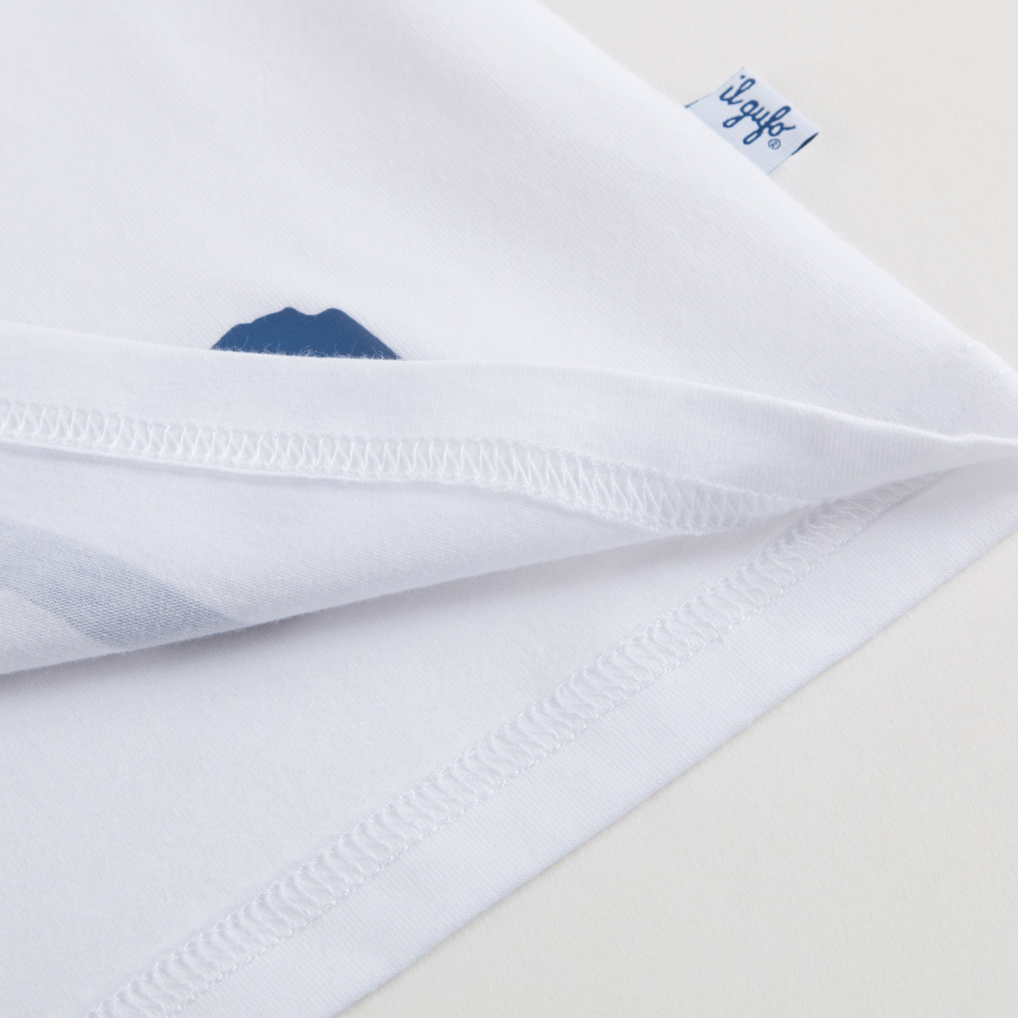 Boys White Boat Printed T-Shirt