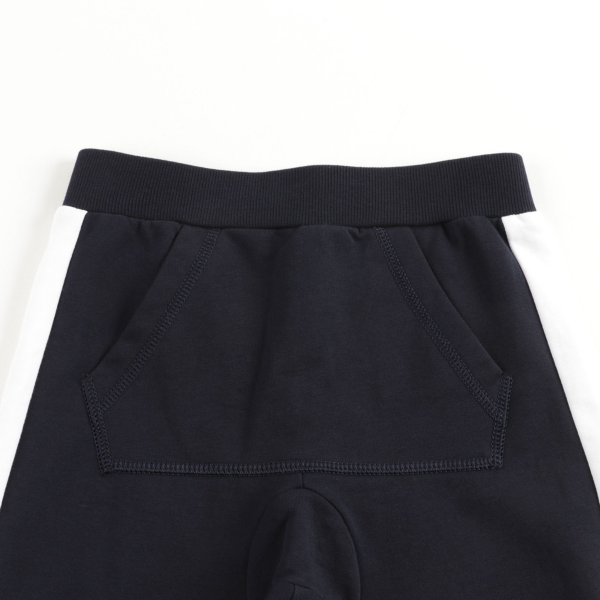Baby Boys Blue & Black Cotton Set