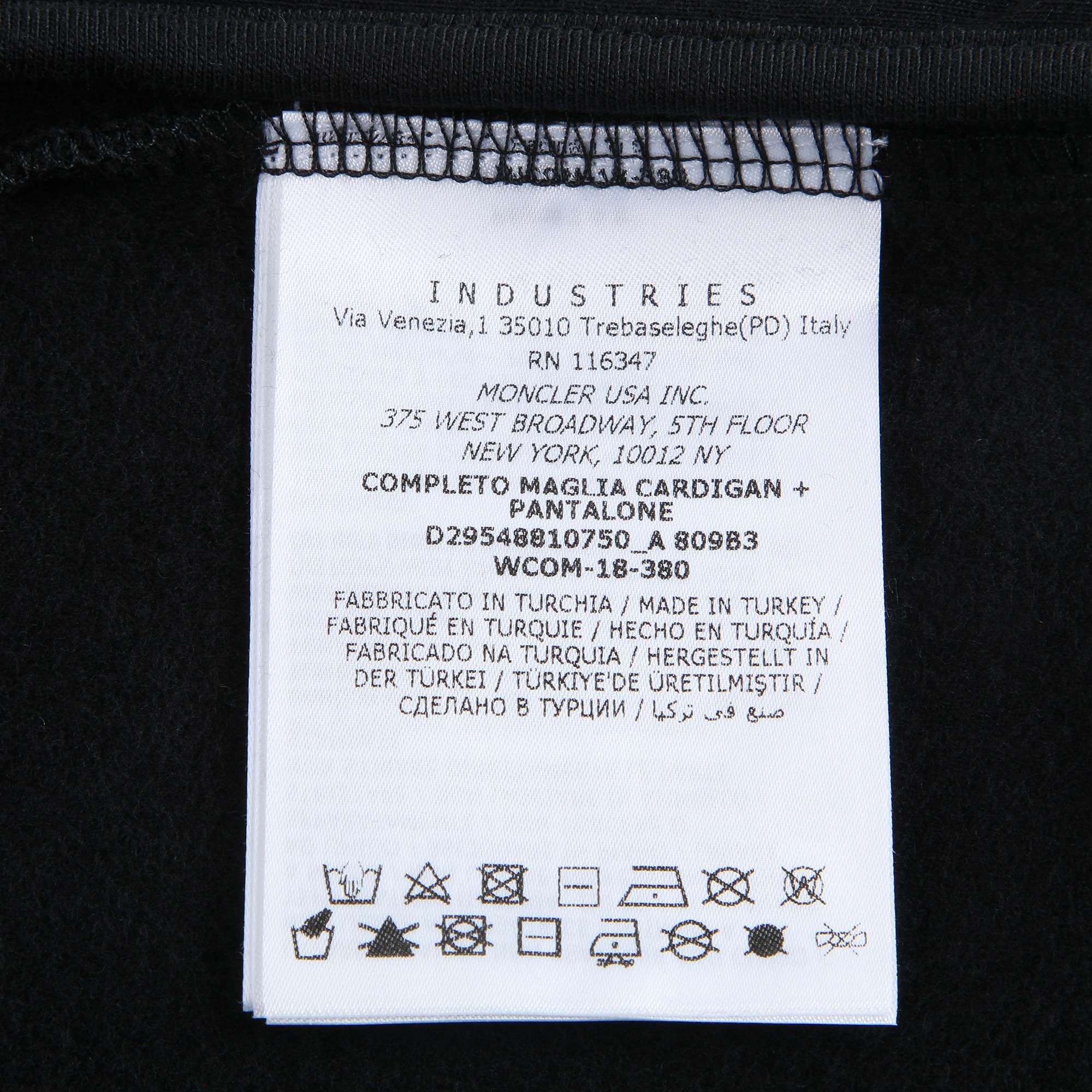 Boys Black Cotton Sets