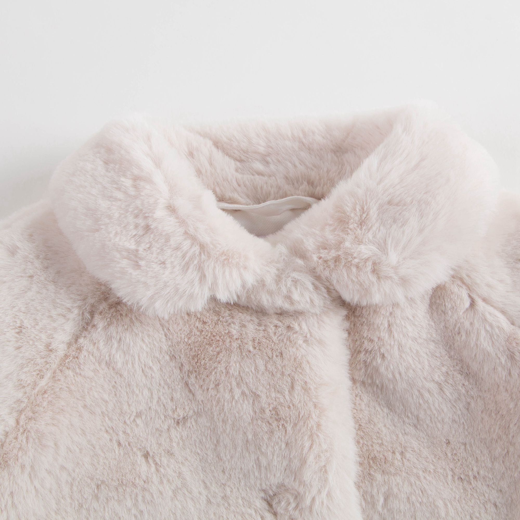Baby Girls Beige Coat