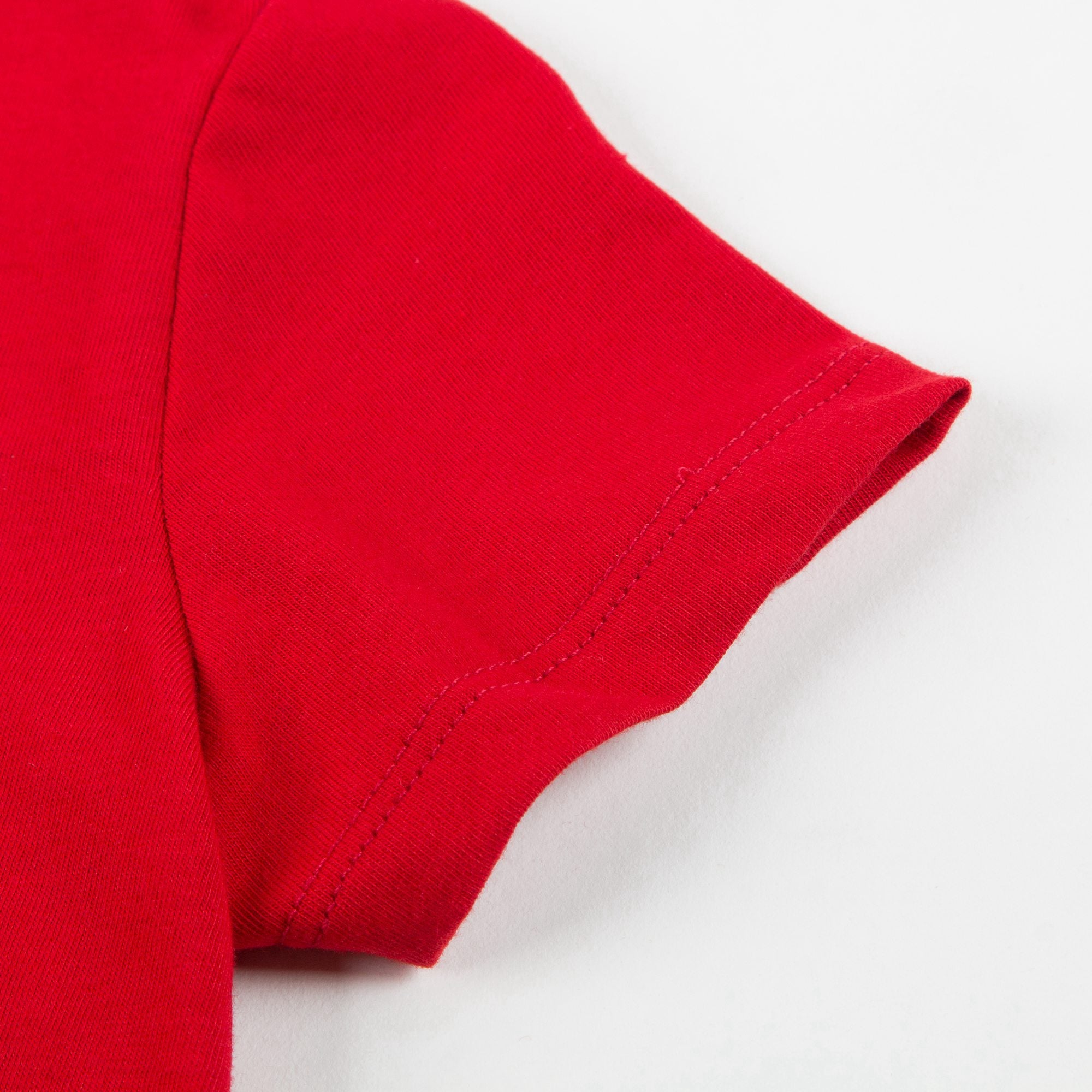 Baby Girls Red Cotton T-shirt