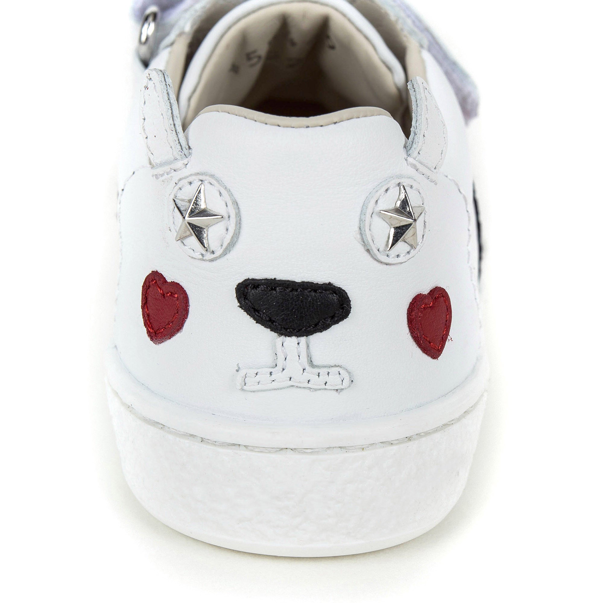 Baby White Leather Trainers