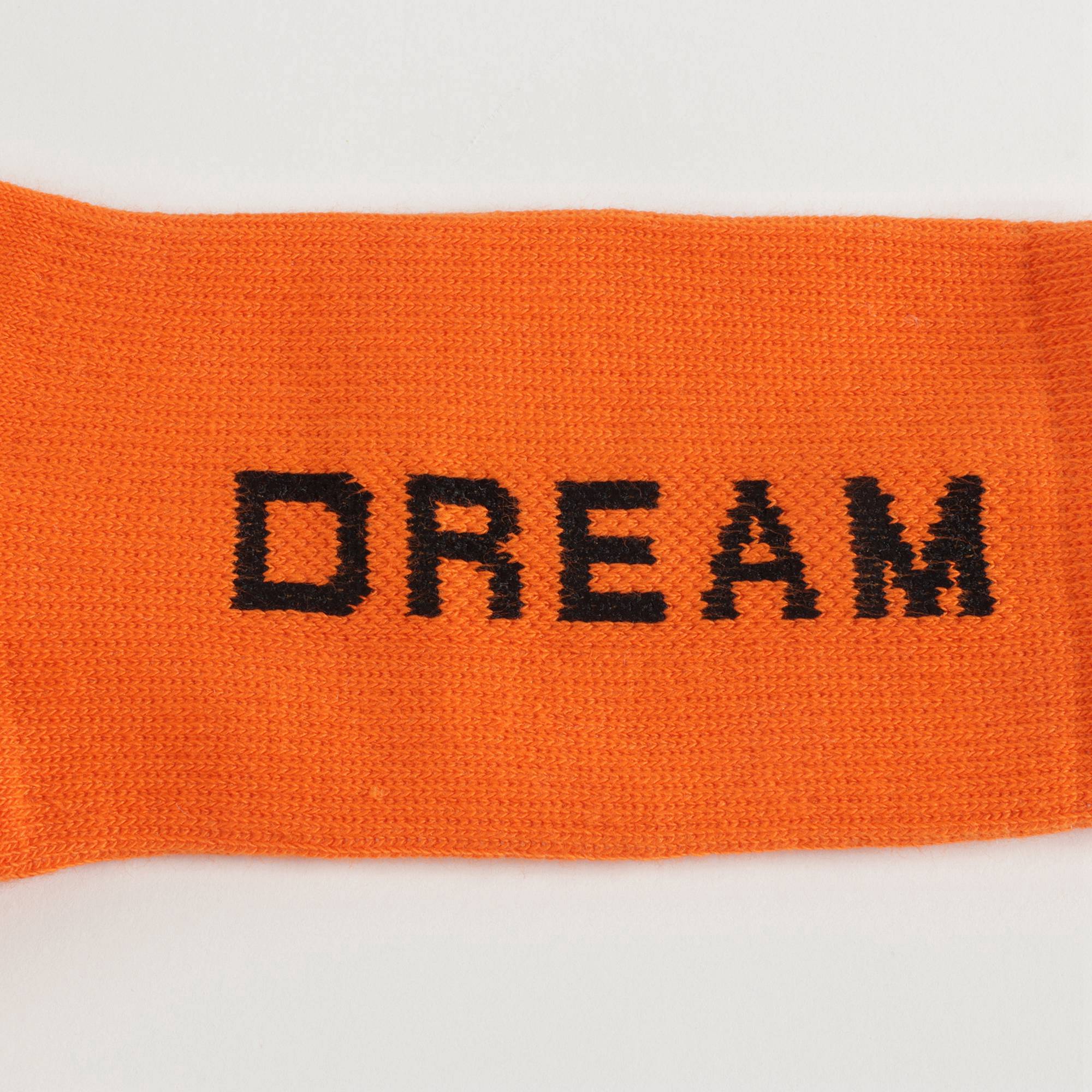 Boys & Girls Orange Logo Cotton Socks