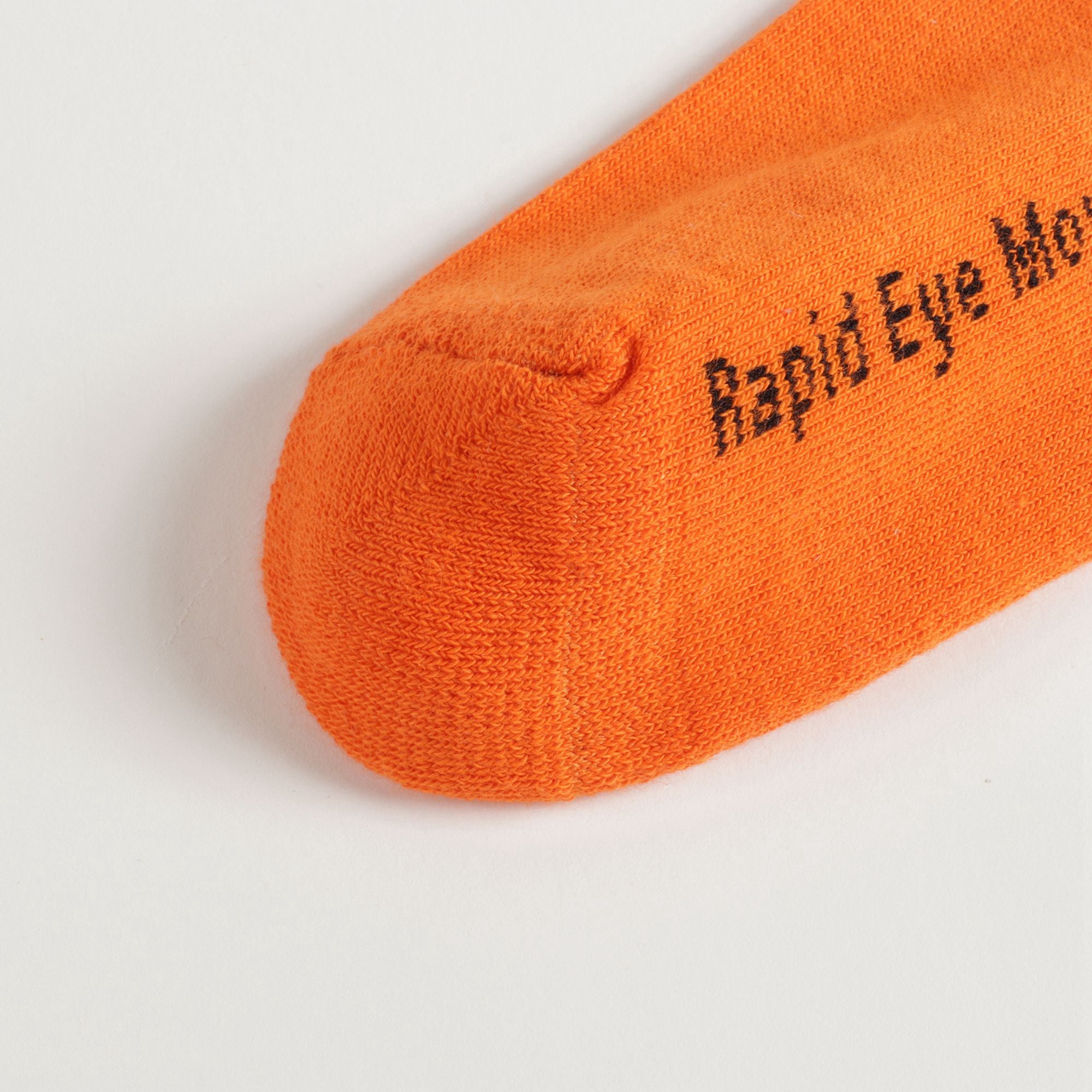 Boys & Girls Orange Logo Cotton Socks