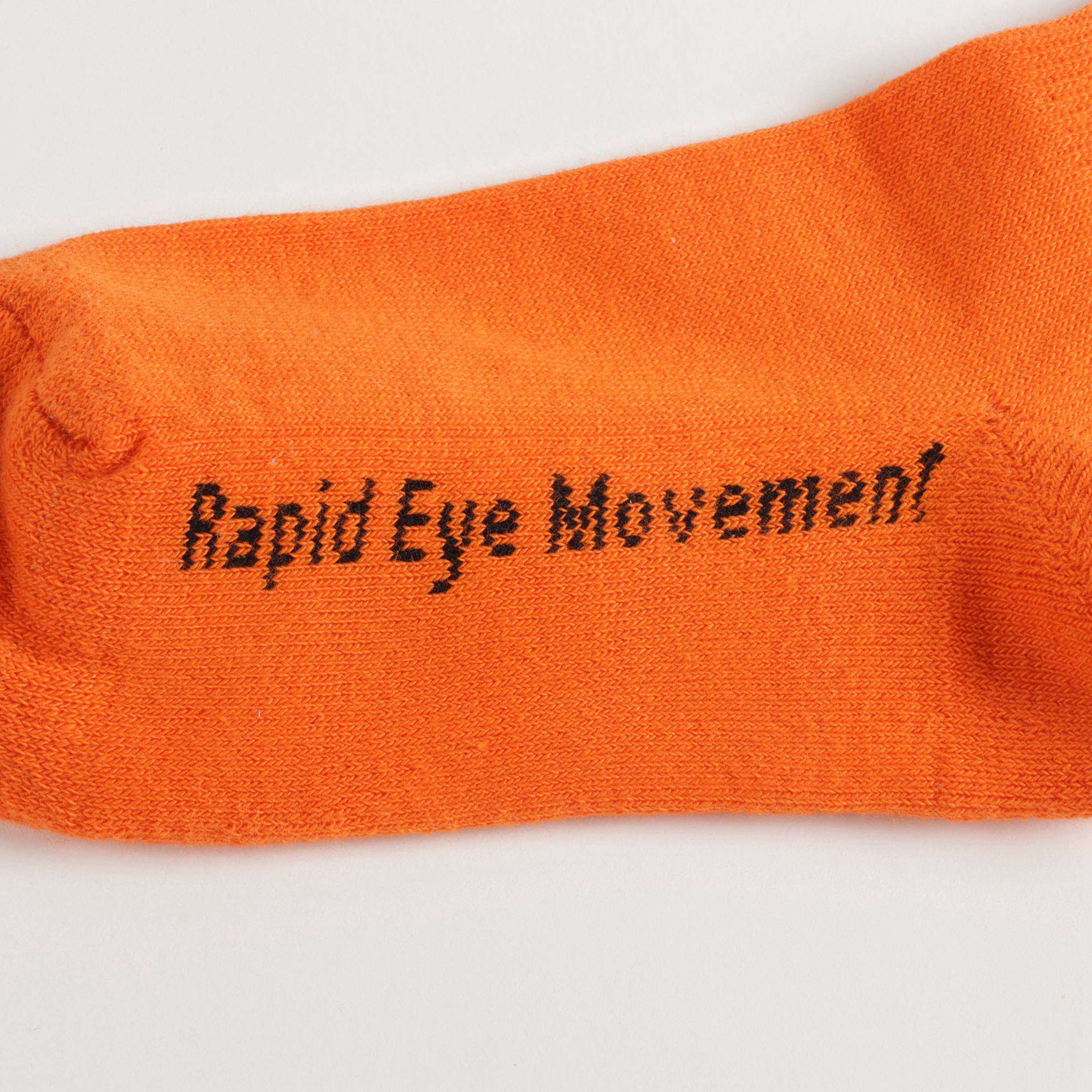 Boys & Girls Orange Logo Cotton Socks