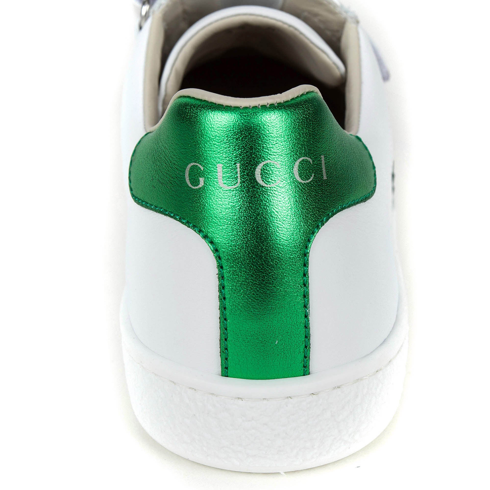 Boys & Girls White Leather Trainers