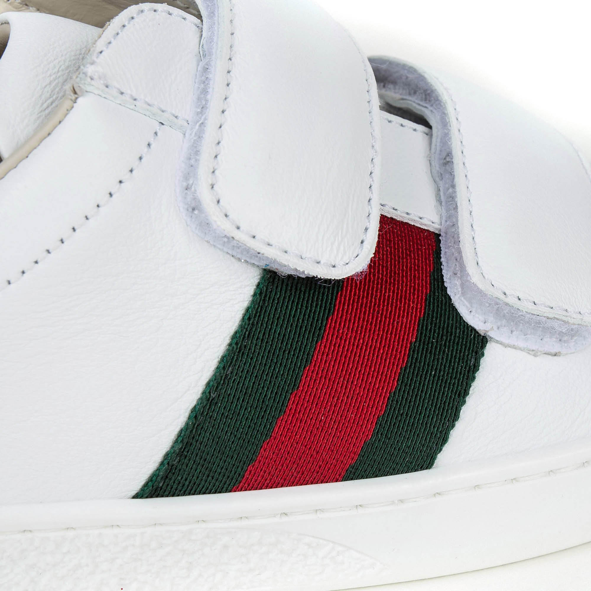 Boys & Girls White Leather Trainers