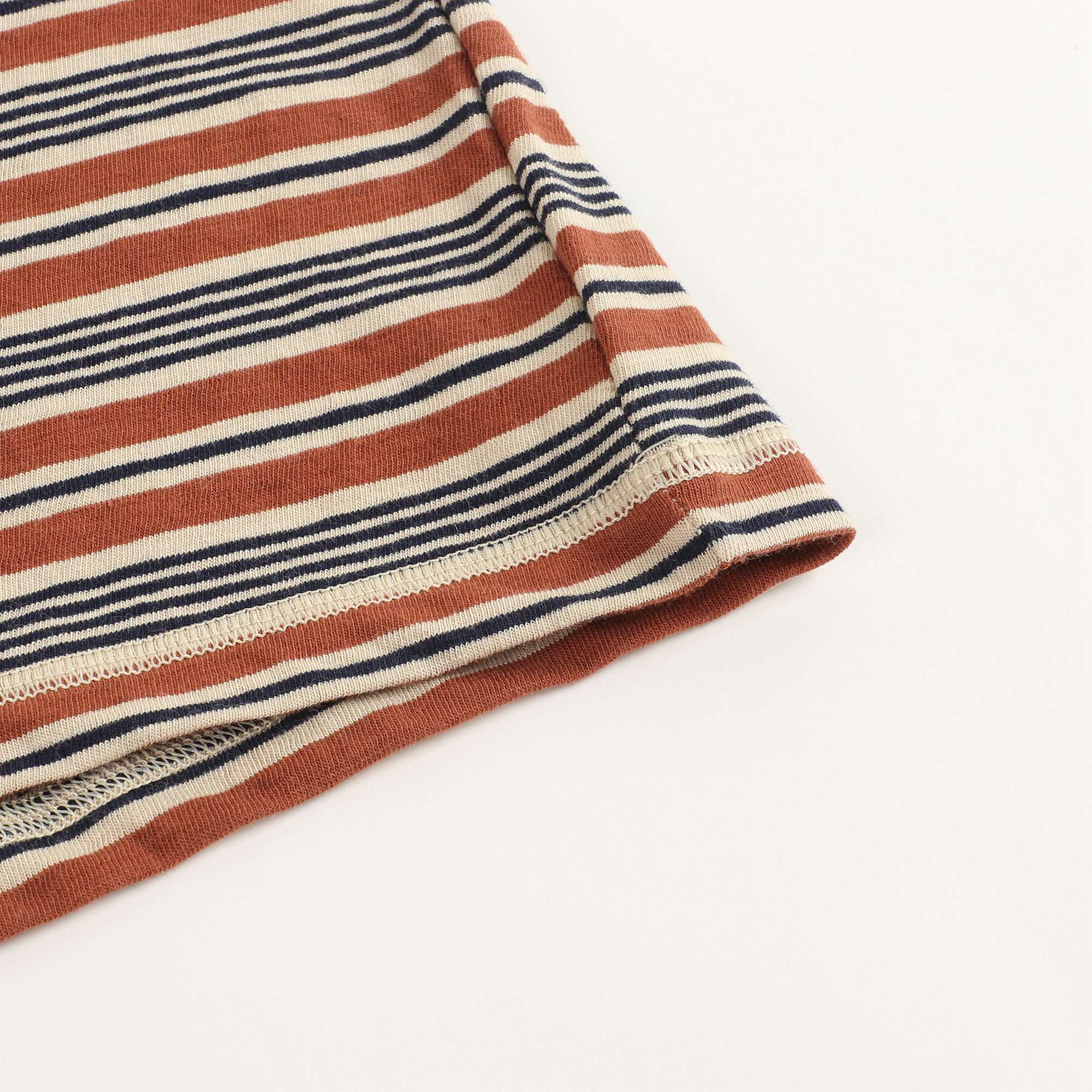 Boys Toffee Stripes Cotton T-shirt